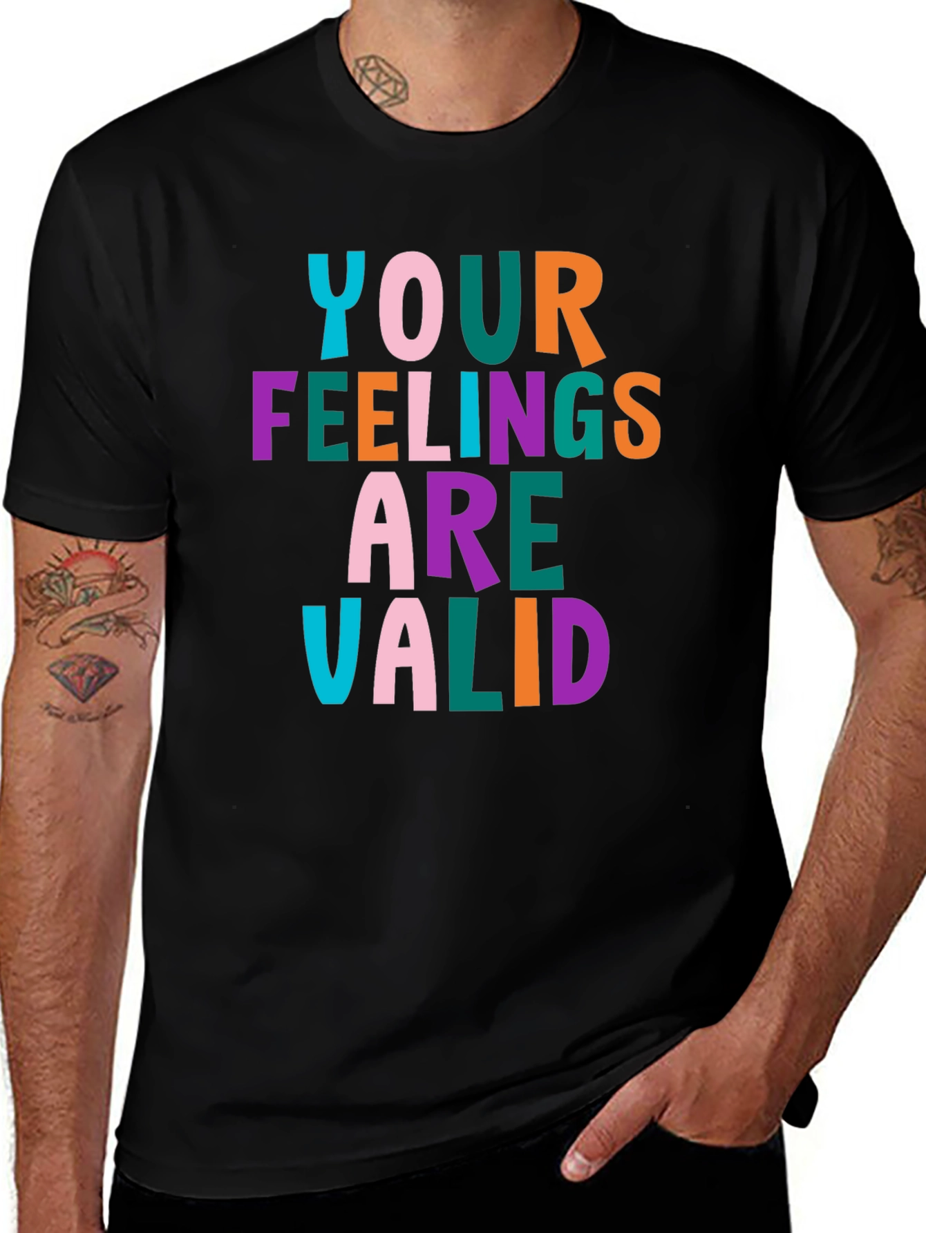 Variant 11 of Feelings Are Valid Graphic Tee