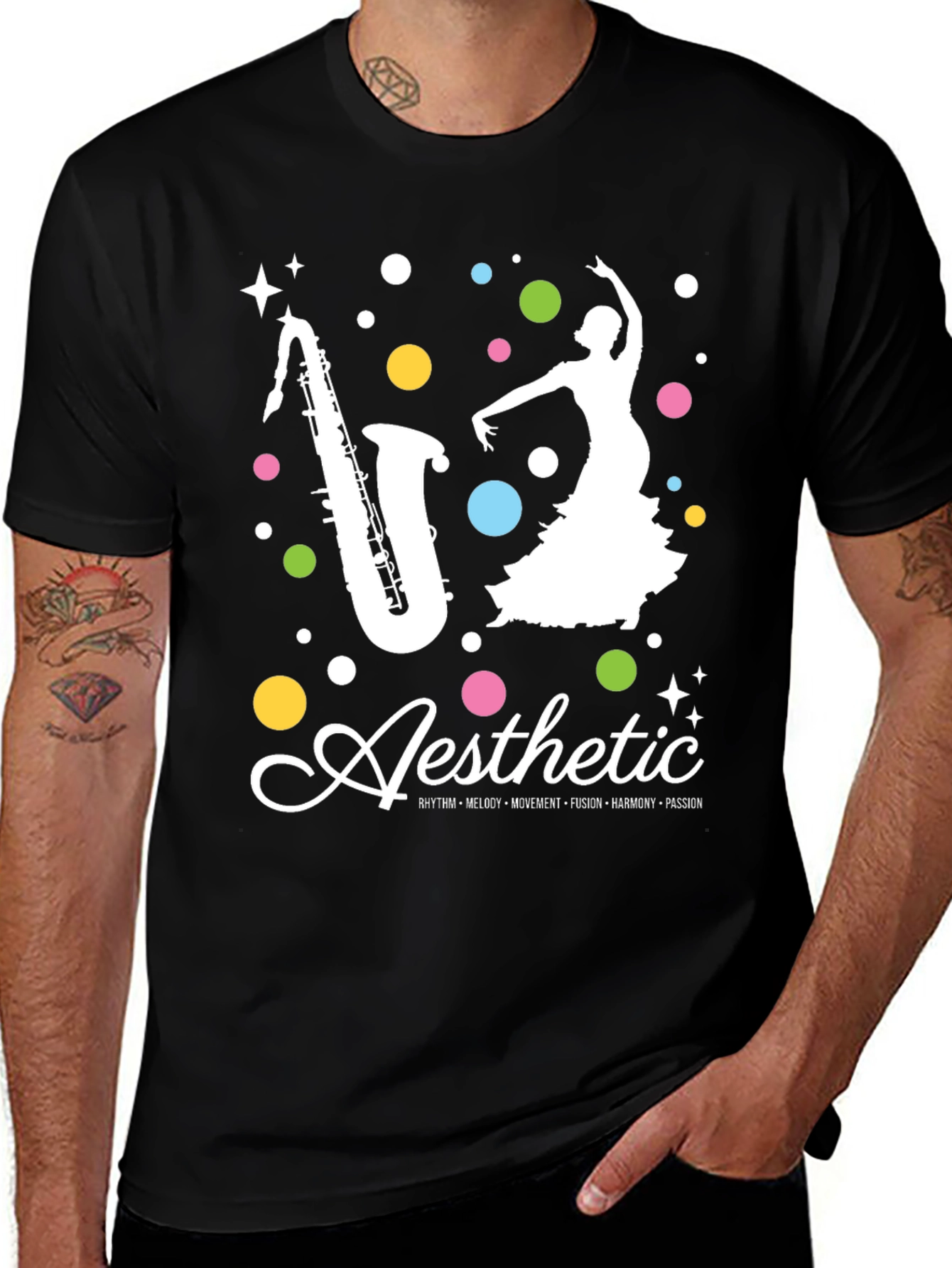 Variant 29 of Aesthetic Music Dance T-Shirt