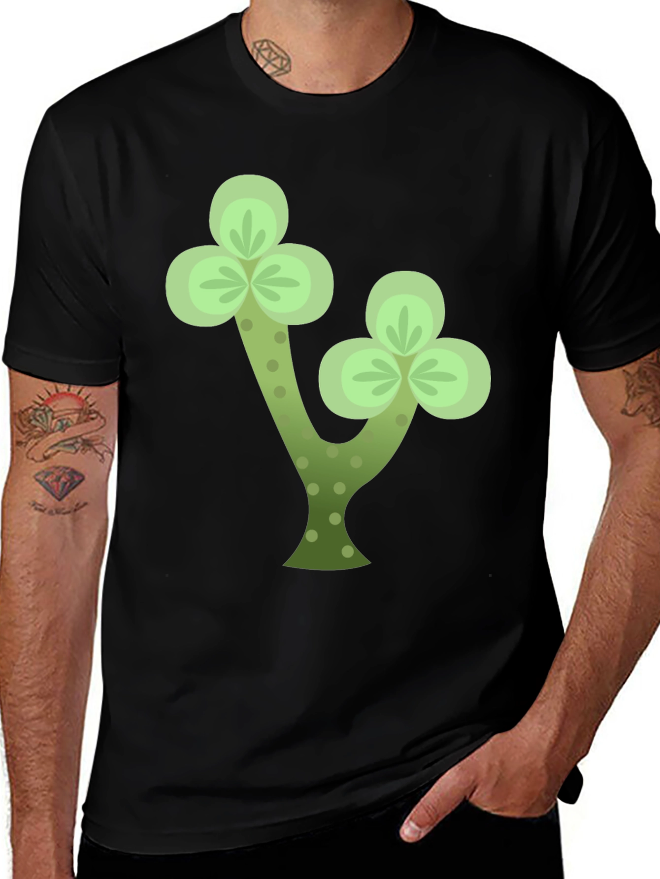 Variant 20 of Shamrock Graphic Tee - Lucky Style