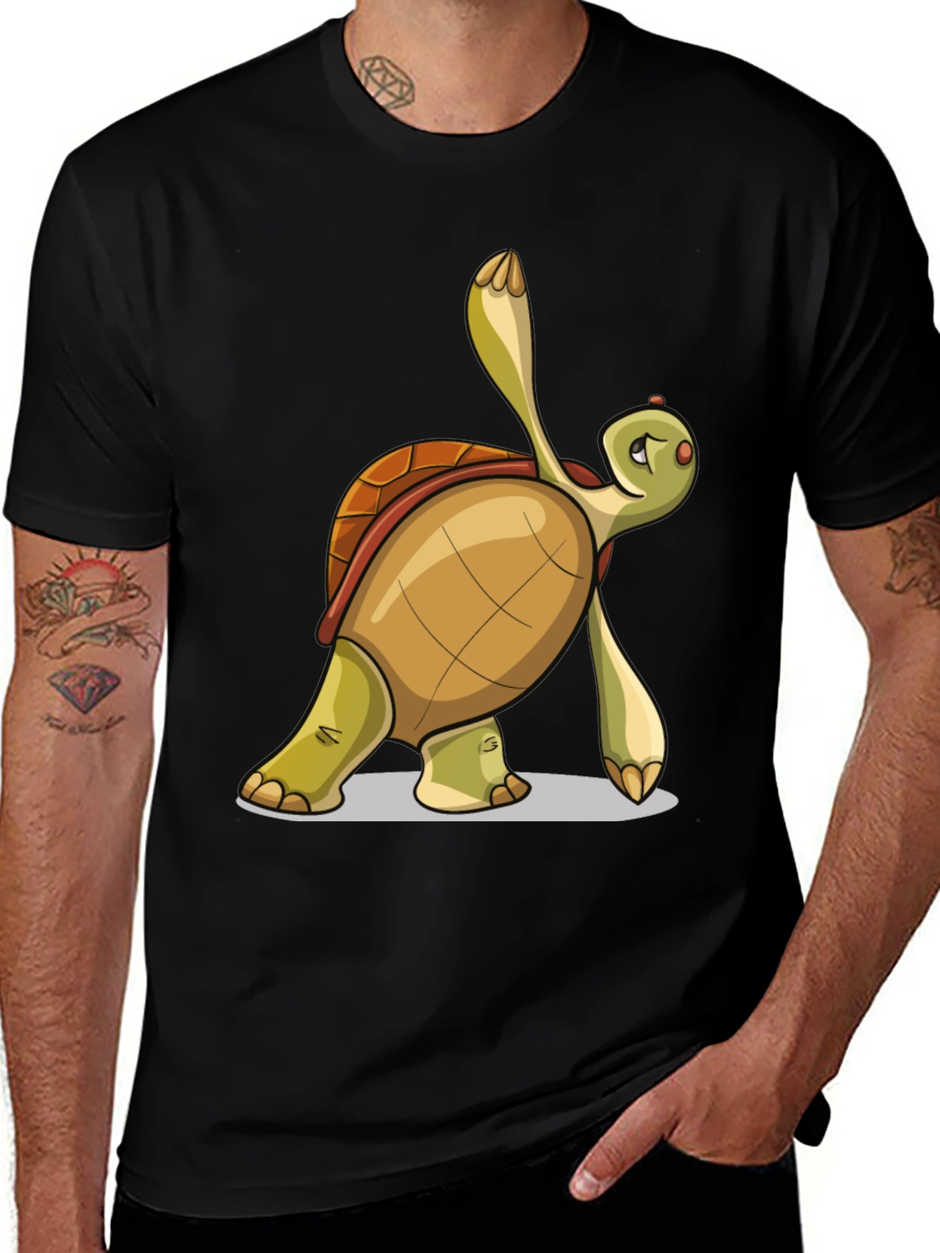 Variant 28 of Turtle Graphic Print T-Shirt