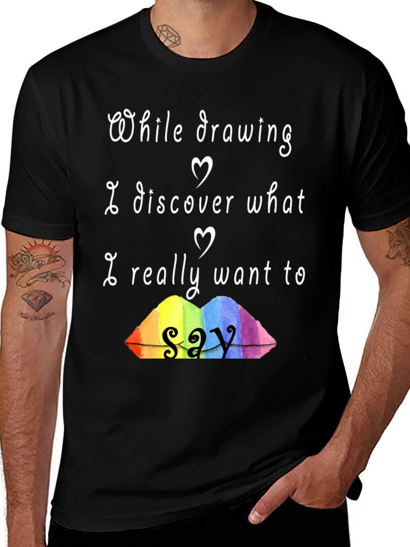 LGBTQ+ "Say" T-Shirt