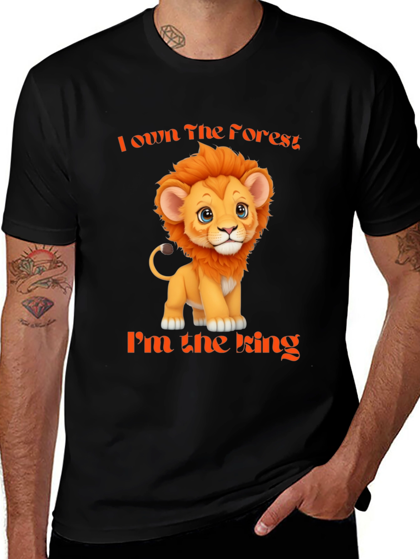 Variant 18 of Cute Lion King T-Shirt