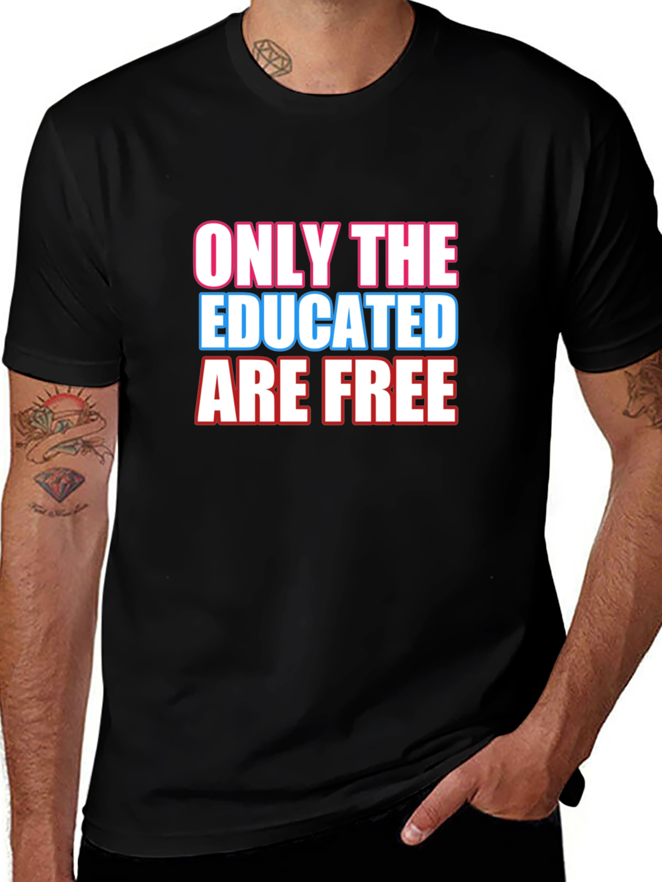 Variant 12 of Educated Are Free Graphic Tee