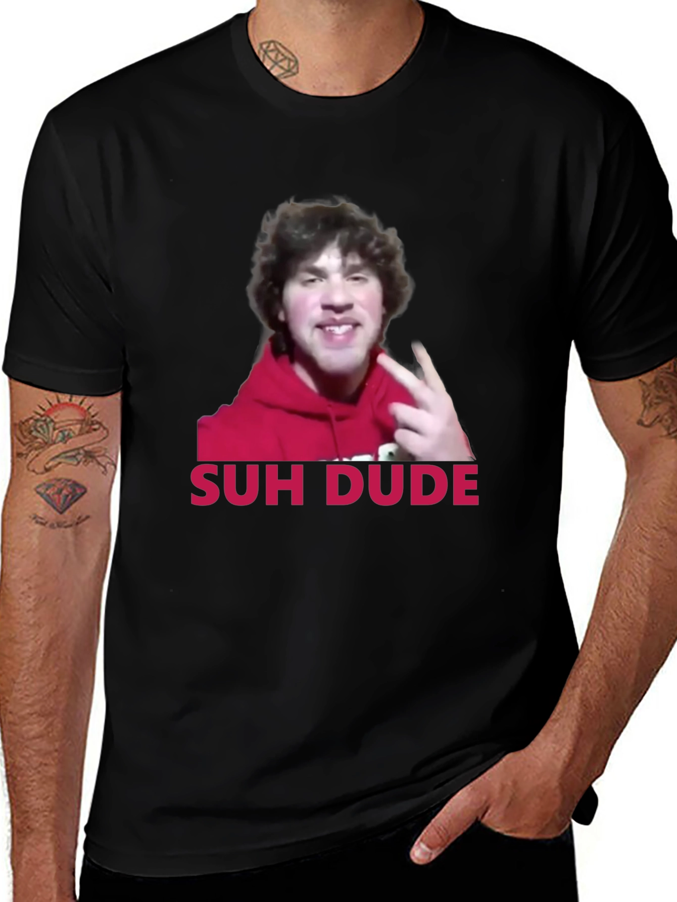 Variant 2 of Suh Dude Graphic Tee - Trendy Casual Wear