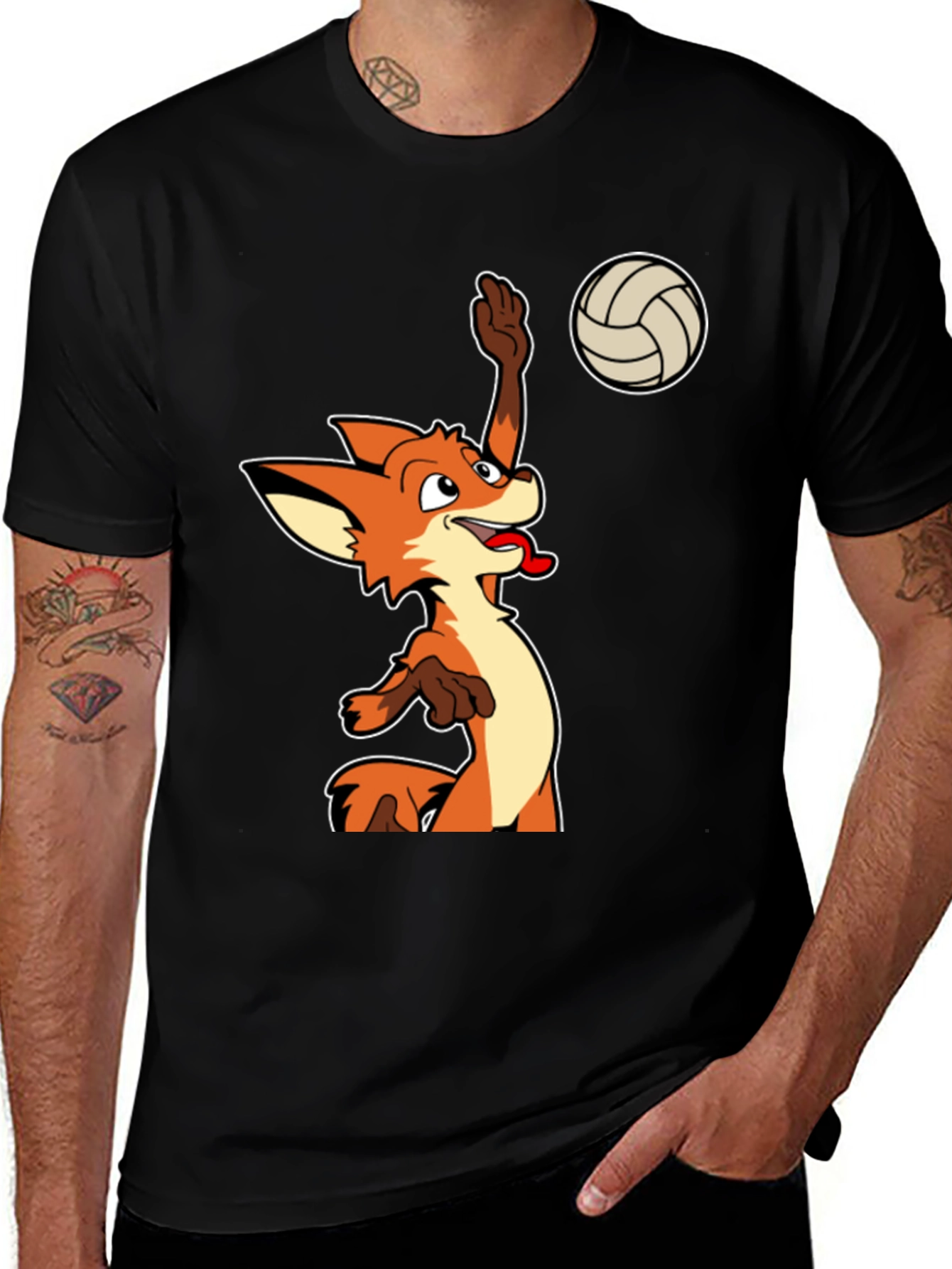 Variant 19 of Fox Volleyball Graphic T-Shirt