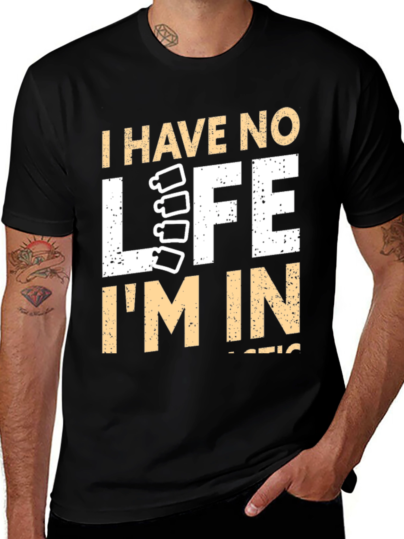 Variant 21 of Chiropractor Humor T-Shirt - I Have No Life I'm In Chiropractic