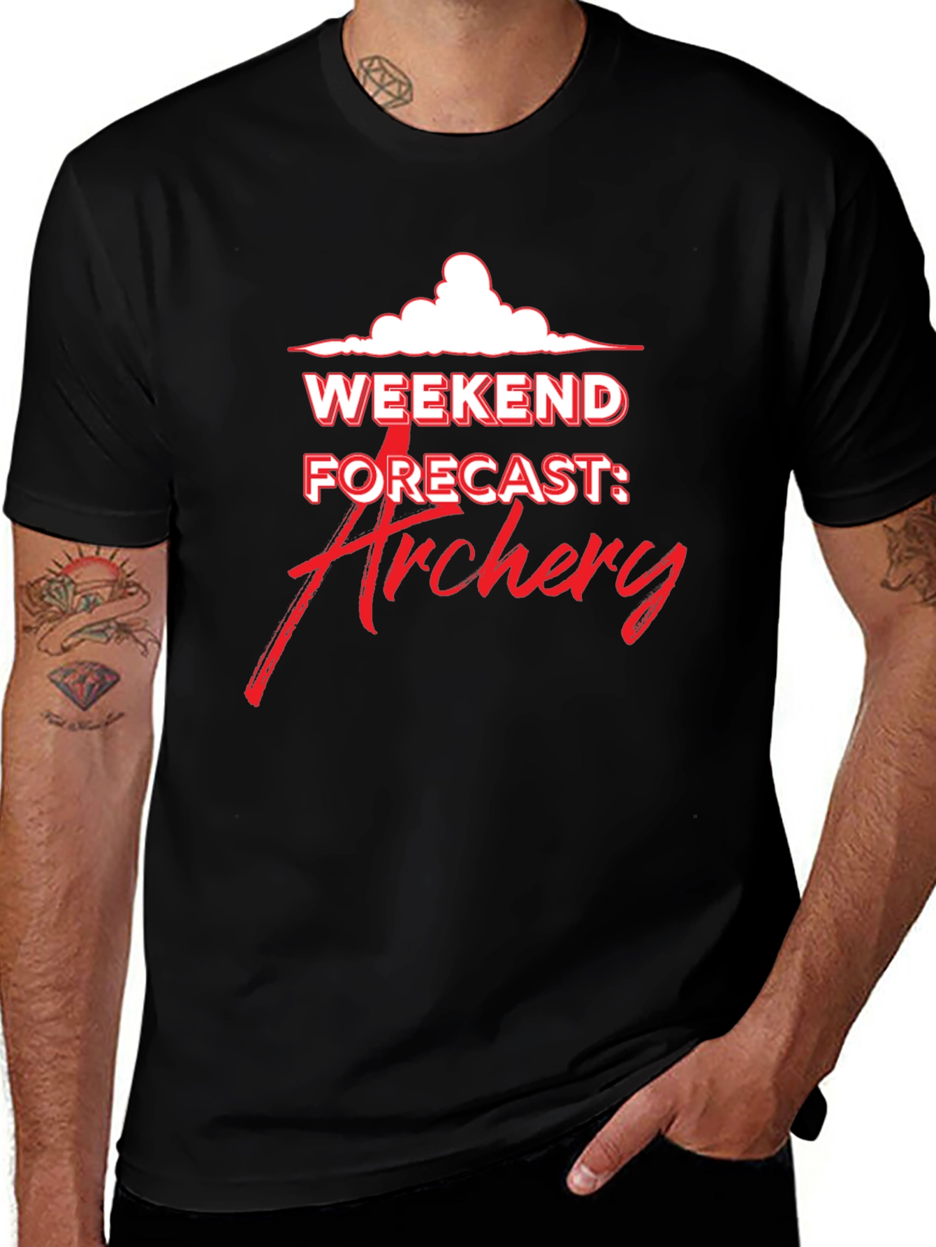 Variant 19 of Archery Forecast T-Shirt - Weekend Fun