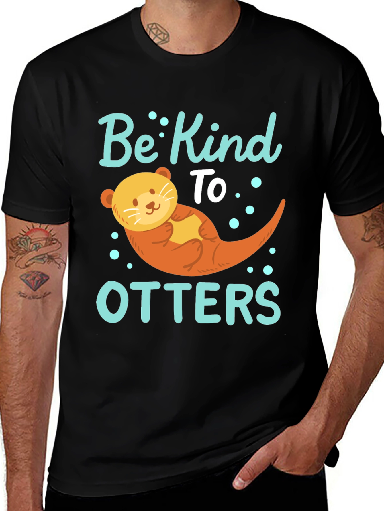 Variant 8 of Be Kind To Otters Graphic T-Shirt