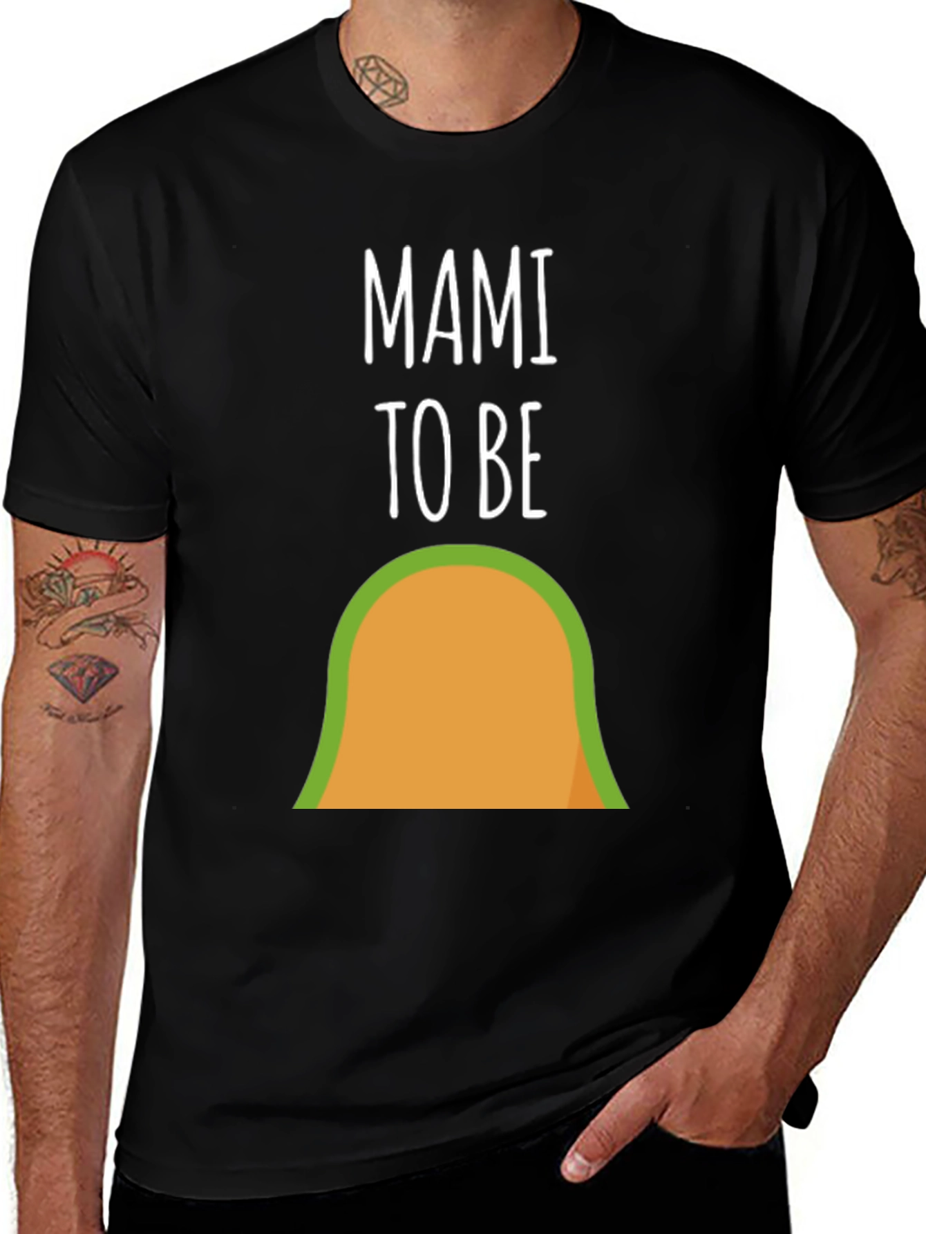 Mami To Be Avocado Pregnancy Shirt
