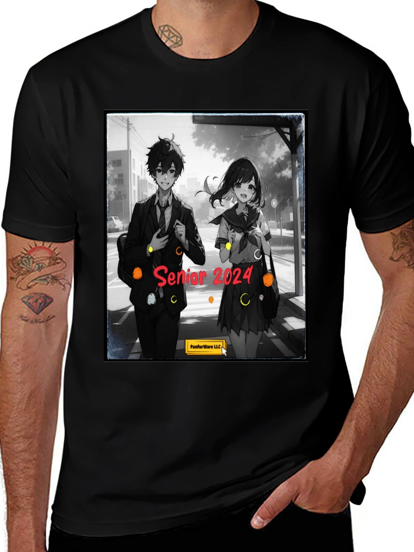 Variant 27 of Senior 2024 Anime T-Shirt