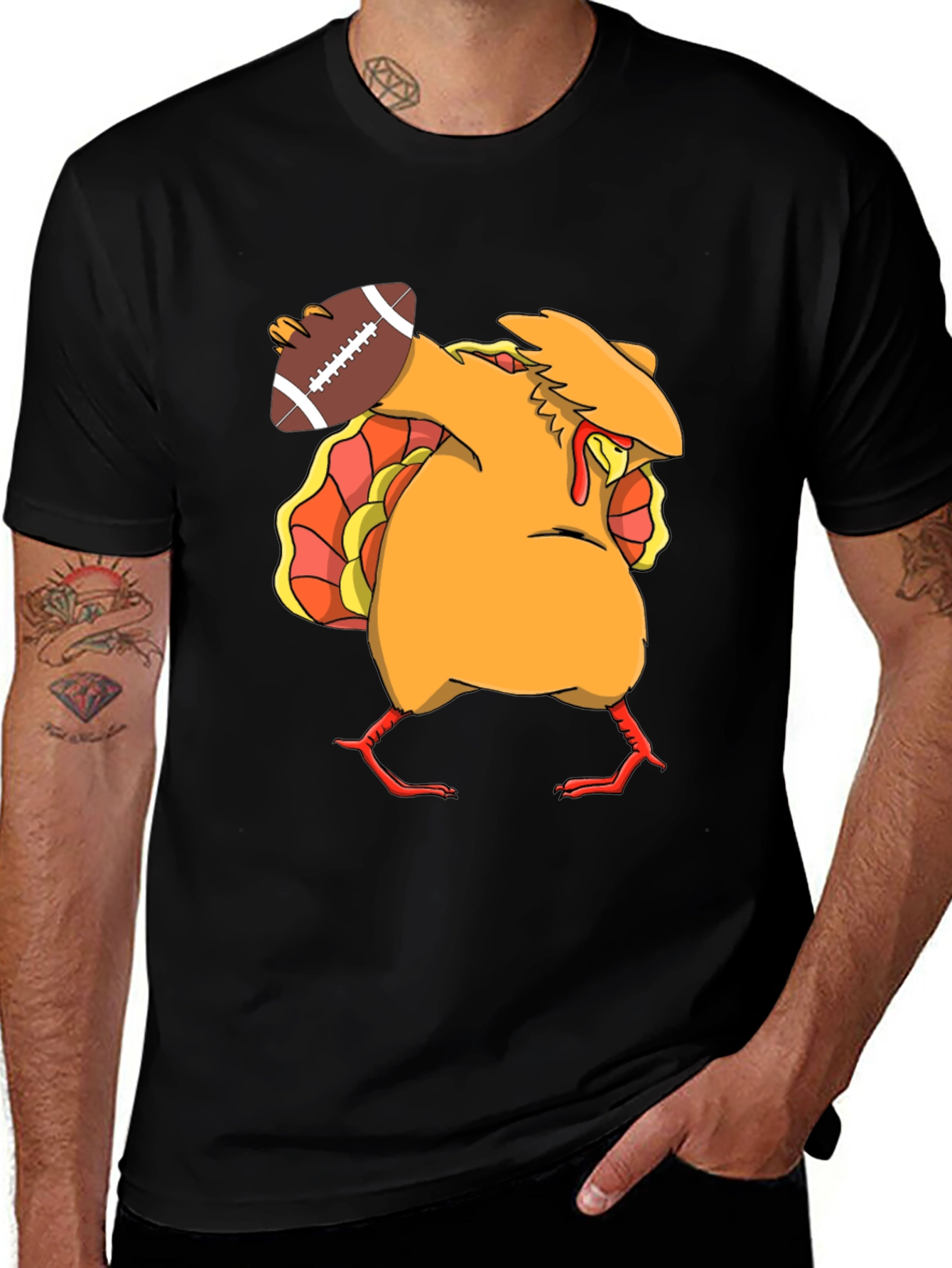 Variant 8 of Funny Turkey Football T-Shirt