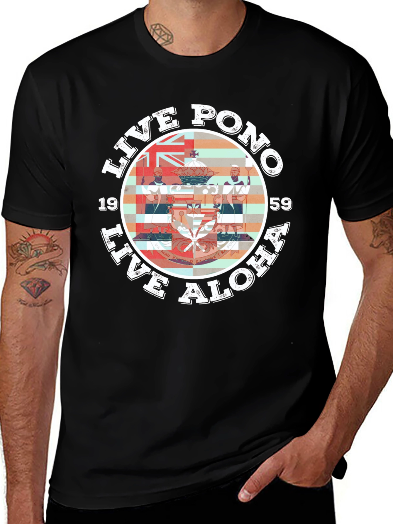 Live Pono Aloha Hawaii T-Shirt