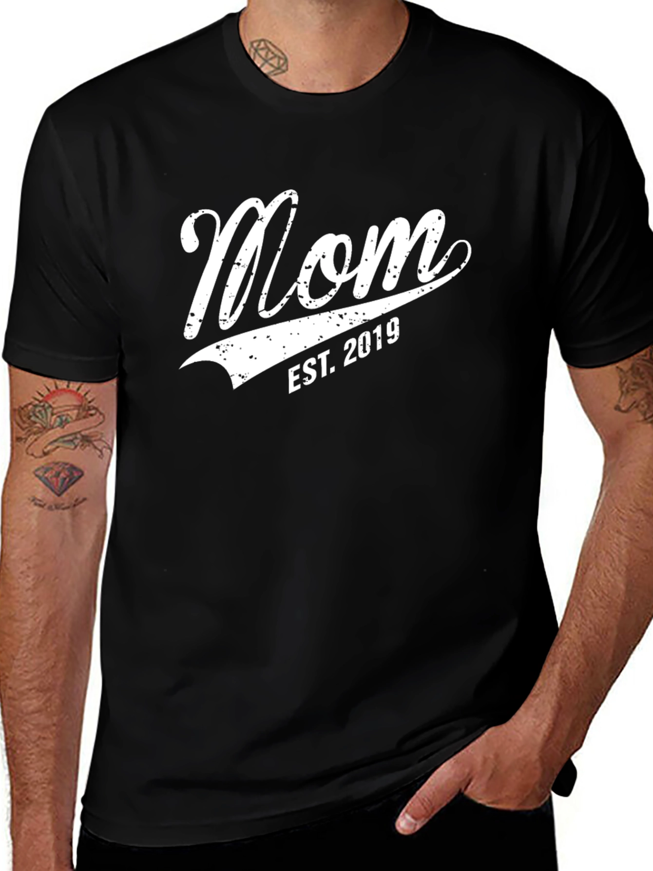 Variant 19 of Mom Est. 2019 Graphic Tee