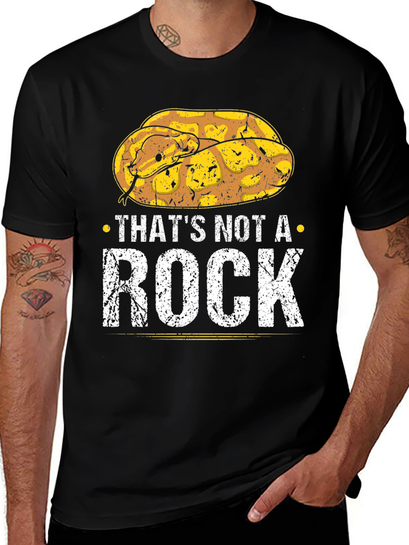 Variant 25 of That's Not A Rock Snake Graphic T-Shirt