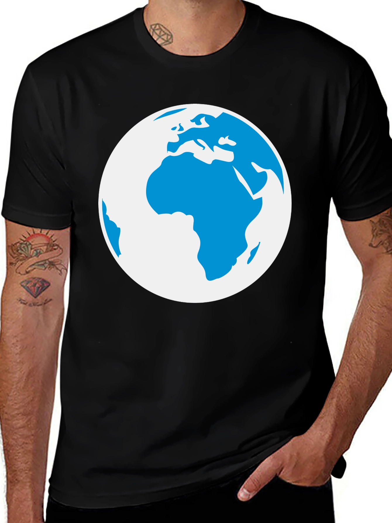 Variant 7 of Globe Graphic Black T-Shirt