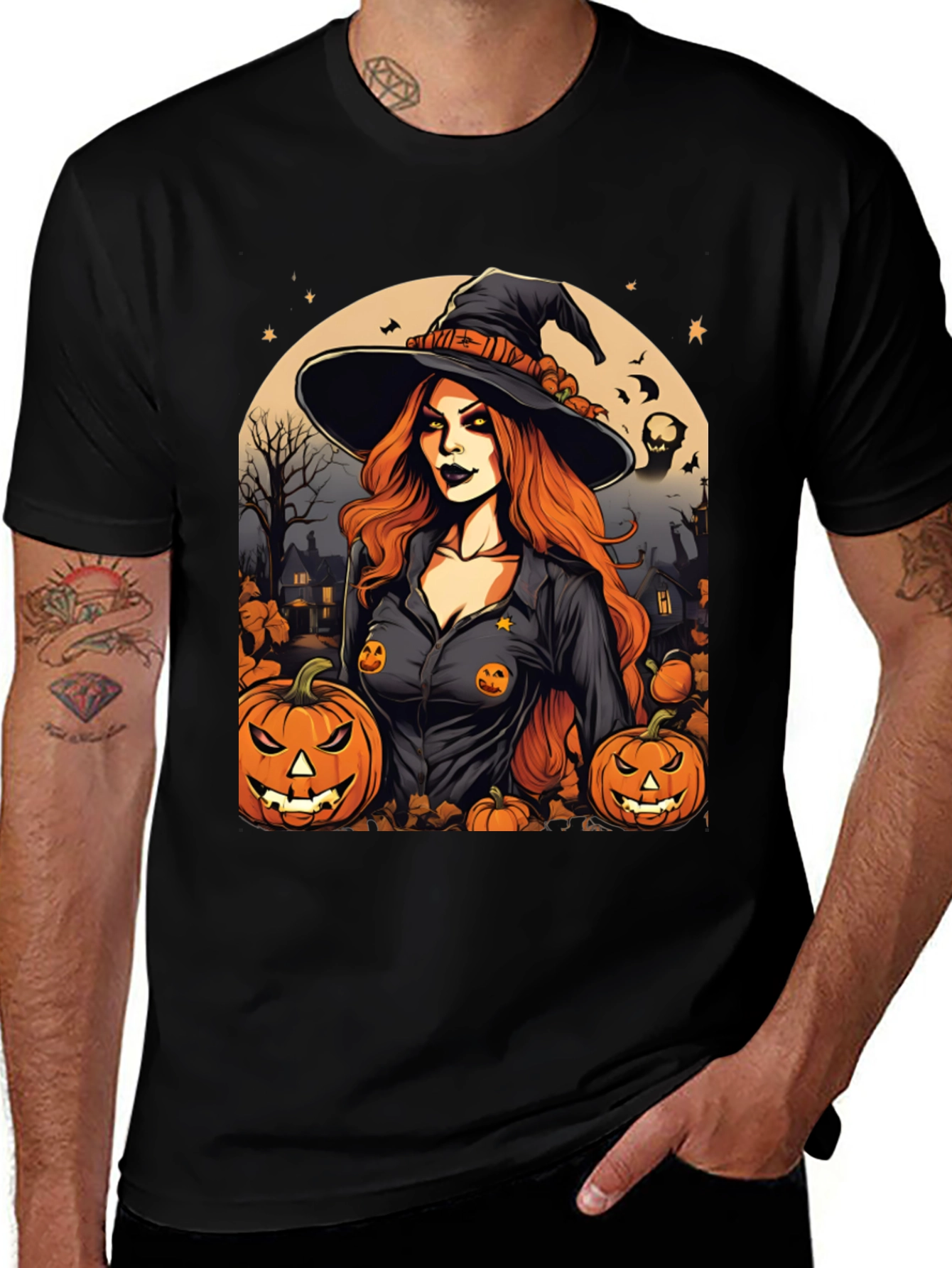 Variant 7 of Halloween Witch T-Shirt