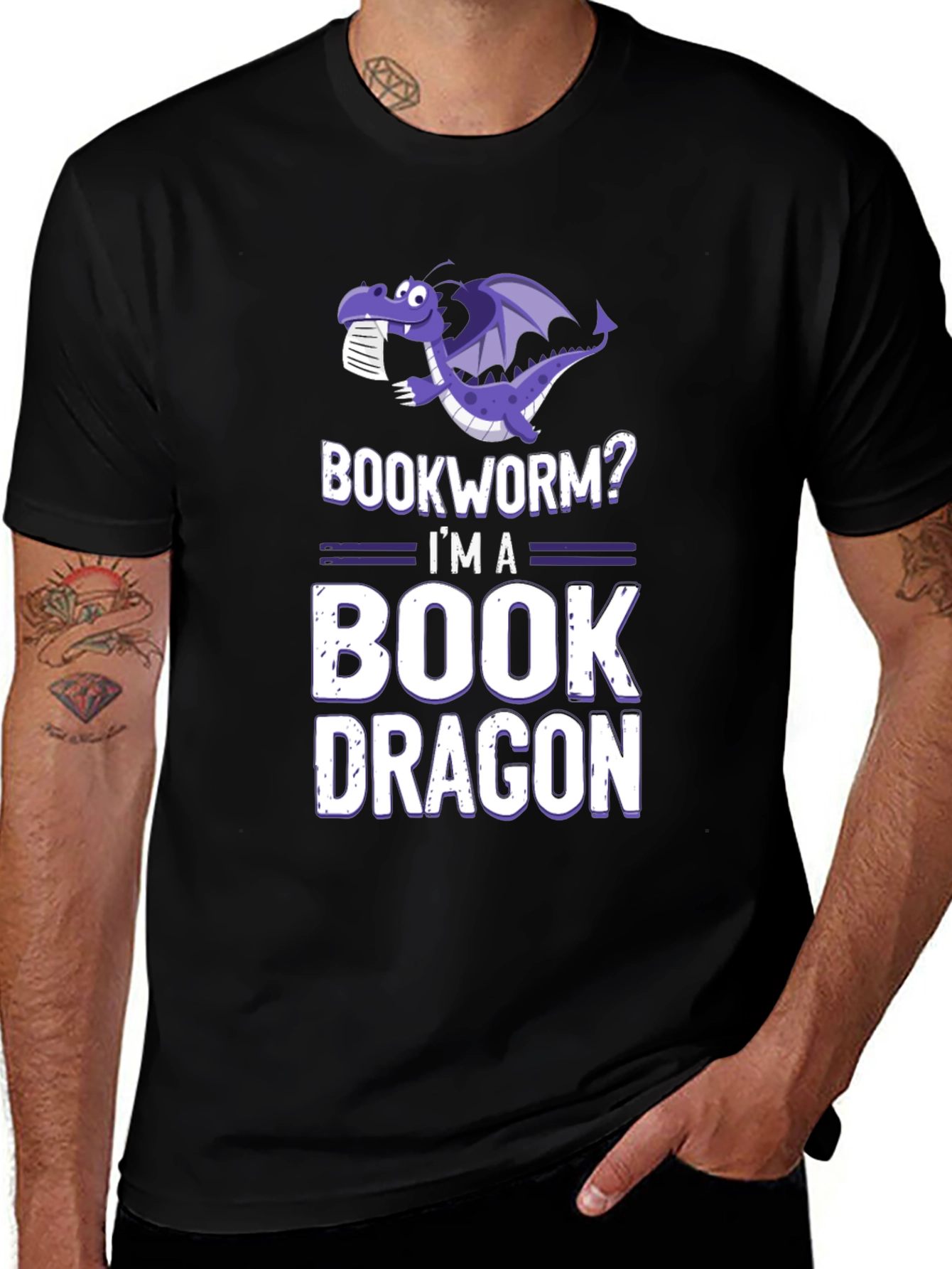 Variant 7 of Bookworm? I'm a Book Dragon T-Shirt
