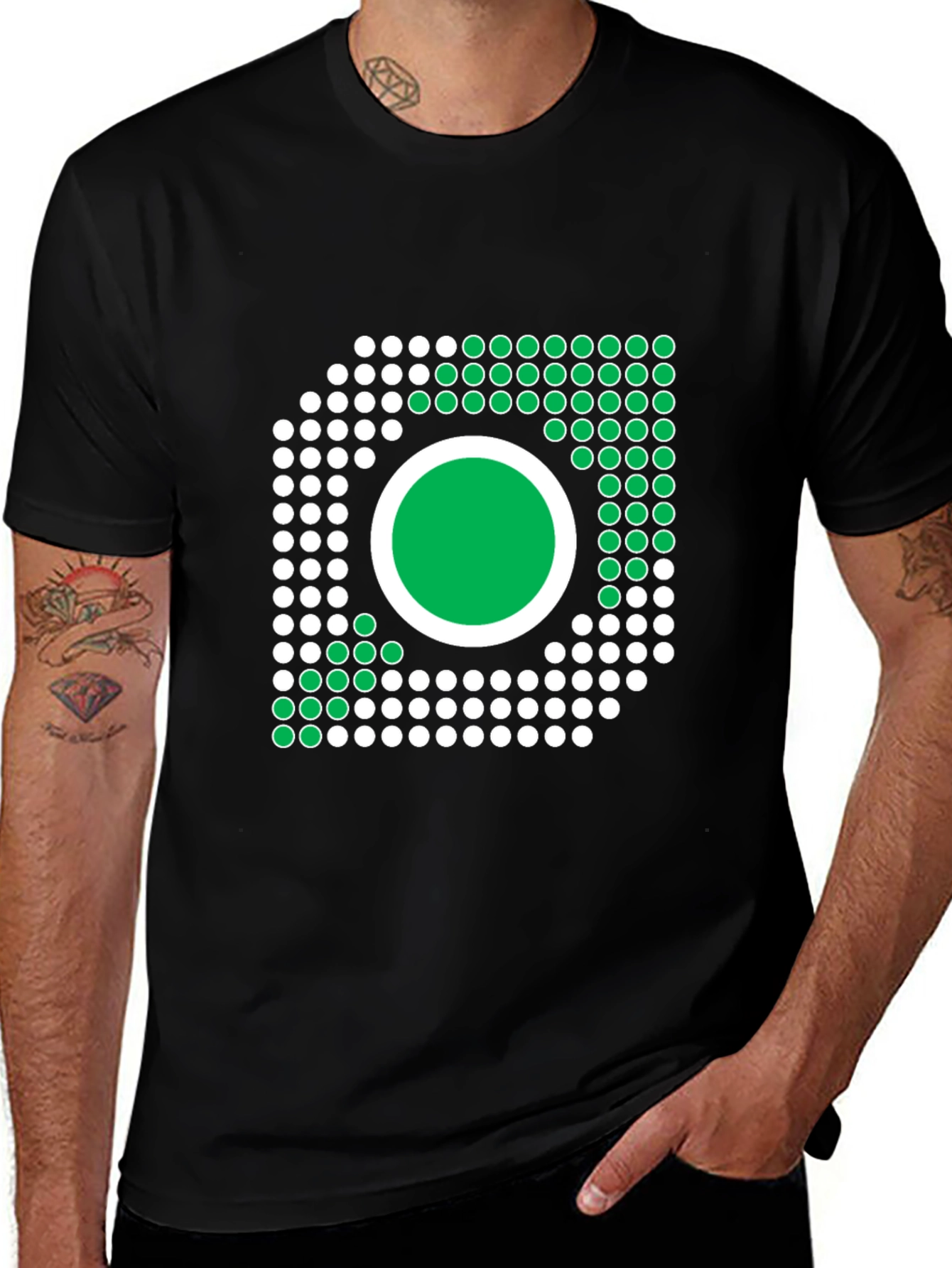 Variant 3 of Geometric Dot Design T-Shirt