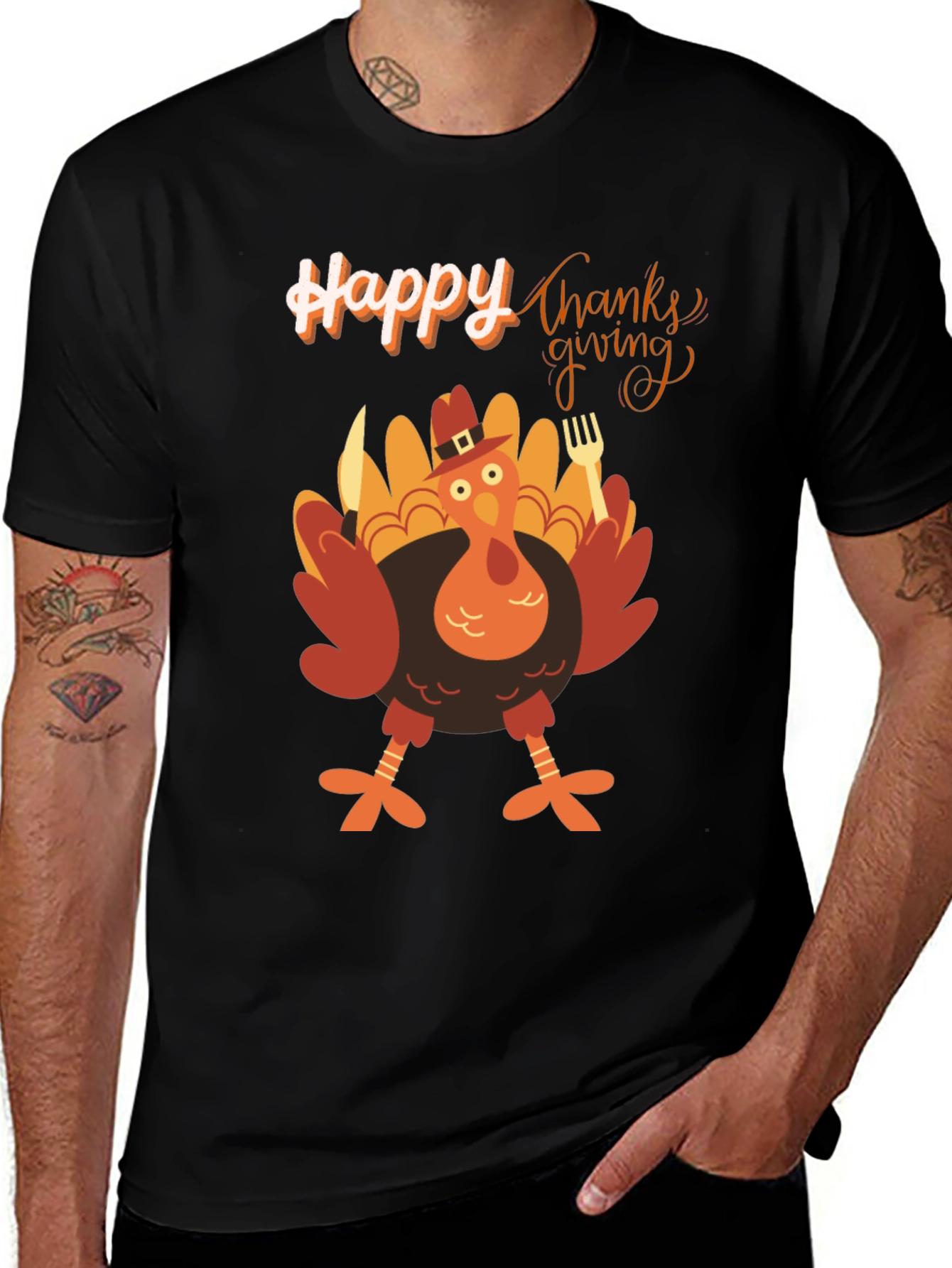Variant 5 of Thanksgiving Turkey T-Shirt Holiday Apparel