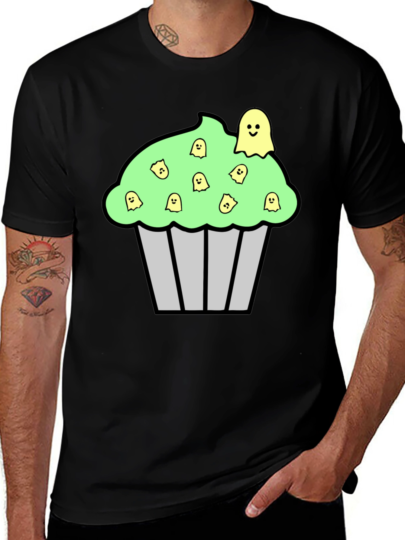 Variant 4 of Spooky Sweet Cupcake Graphic Tee