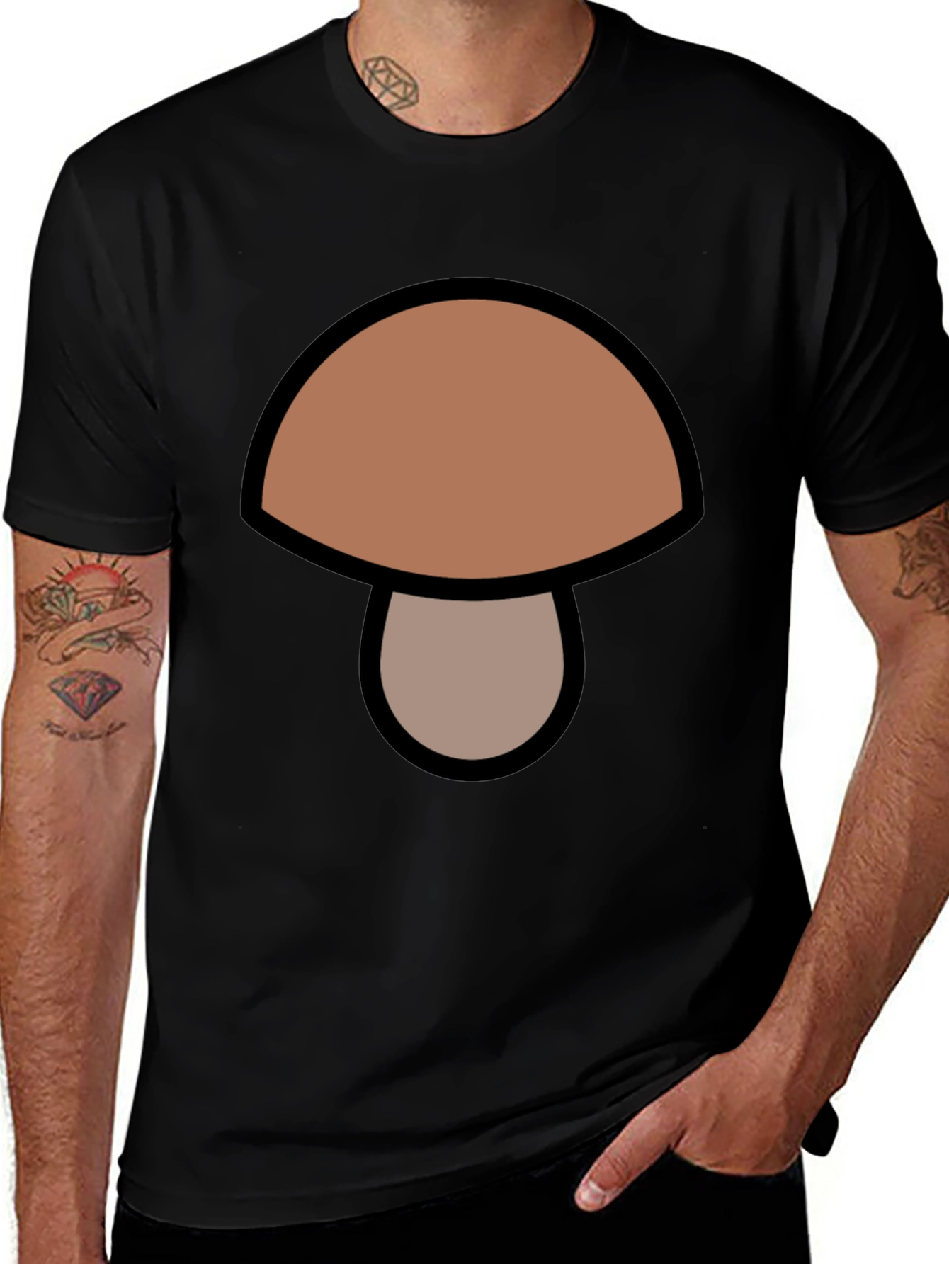 Variant 10 of Mushroom Graphic Tee -  Unisex Crew Neck T-Shirt