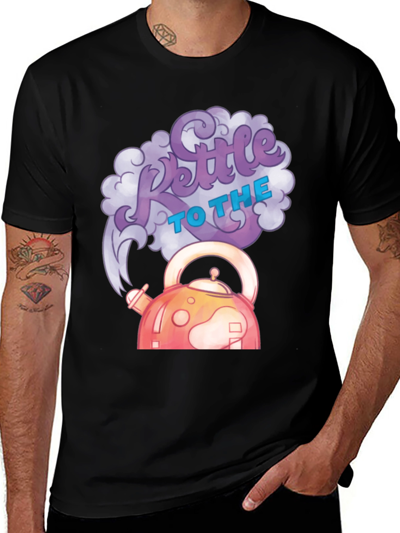 Variant 14 of Kettle To The Metal Graphic Tee - Cool Design