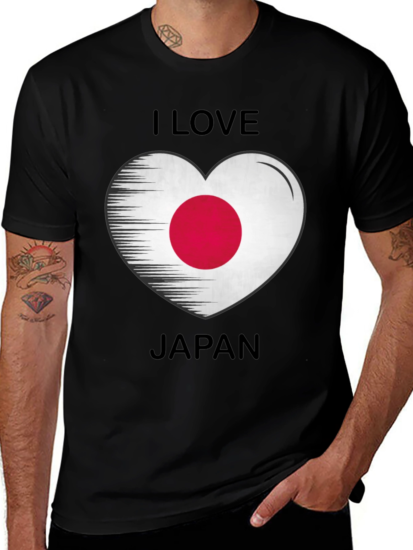 Variant 15 of I Love Japan Graphic T-Shirt