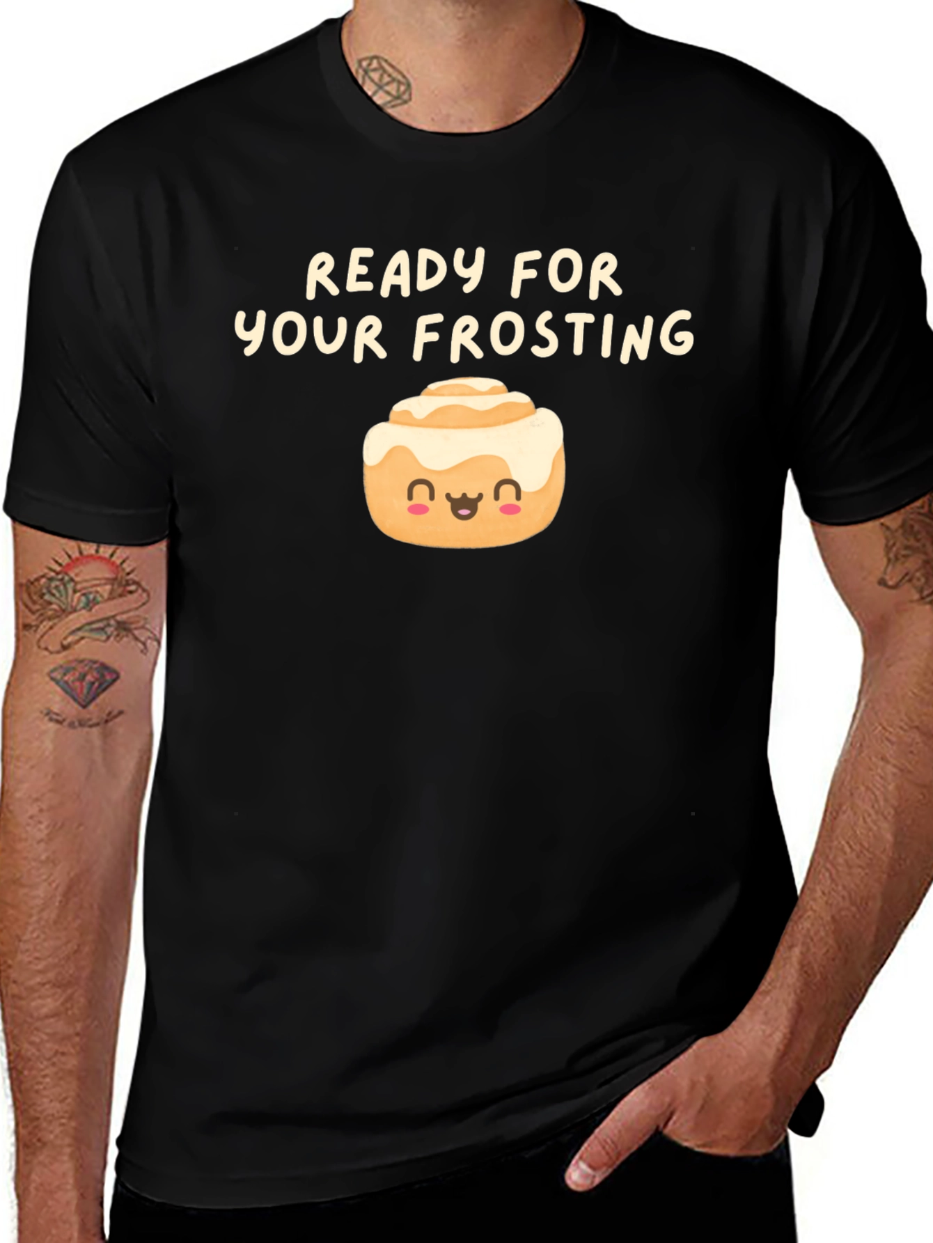 Variant 6 of Ready for Your Frosting Black T-Shirt