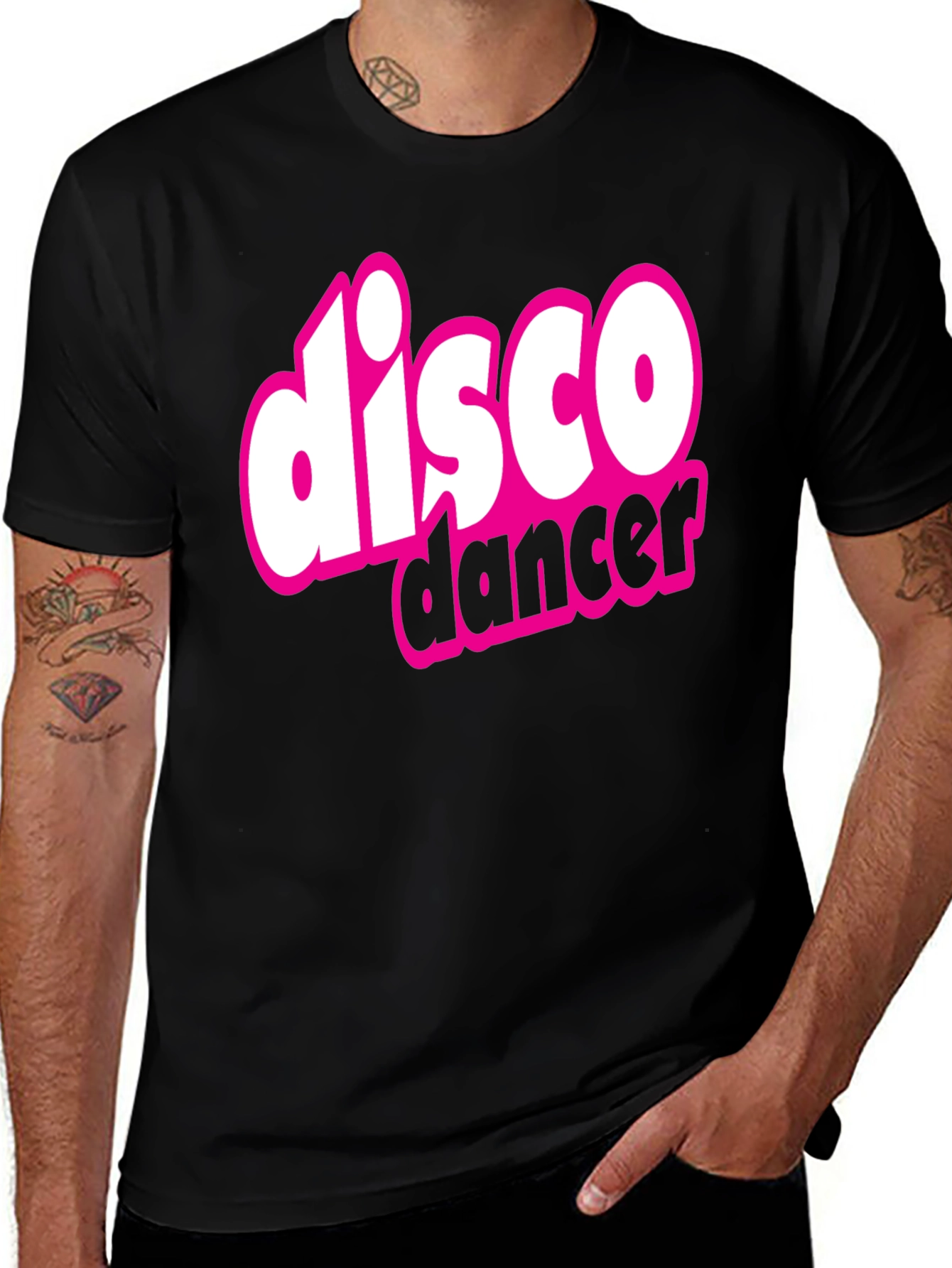 Variant 2 of Disco Dancer Black T-Shirt