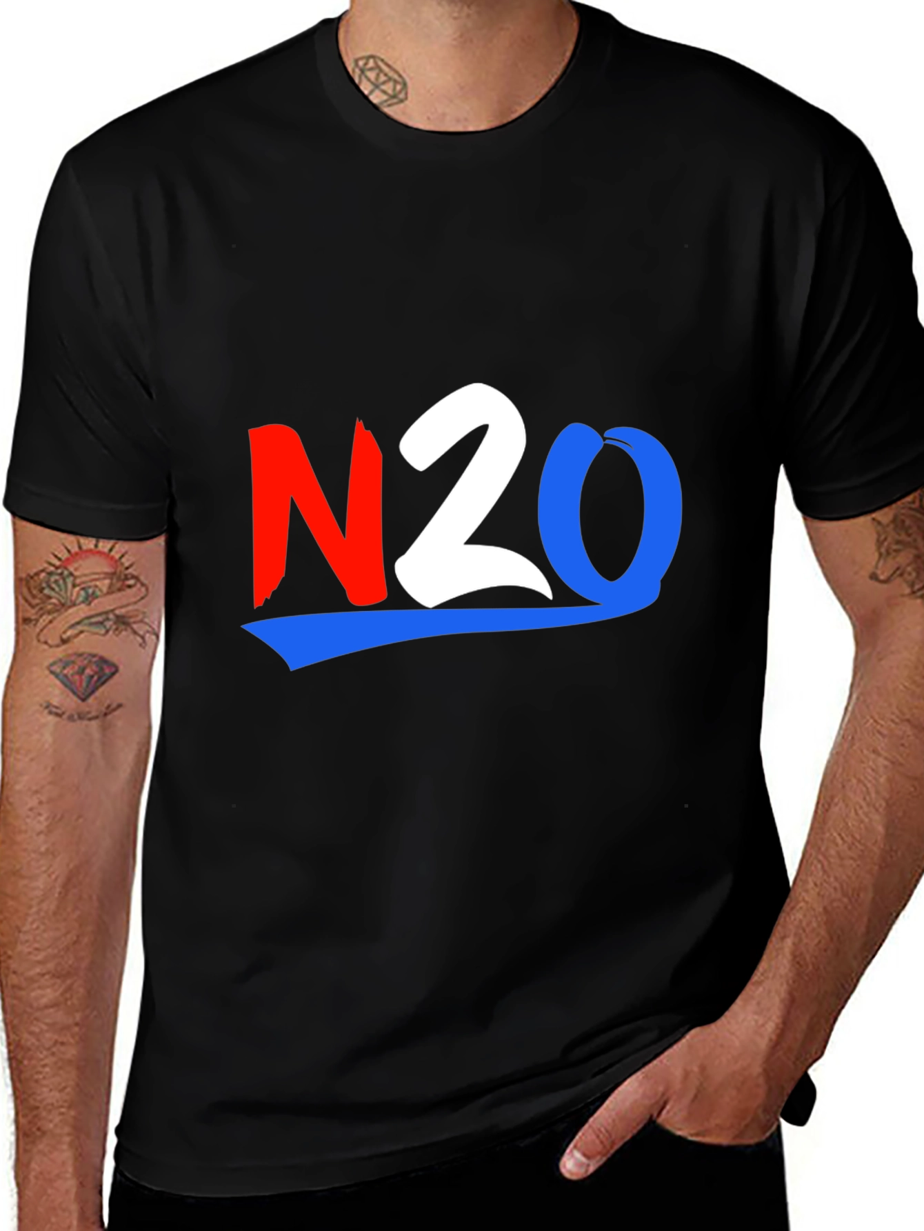 Variant 12 of N2O Graphic T-Shirt - Bold & Stylish Men's Tee