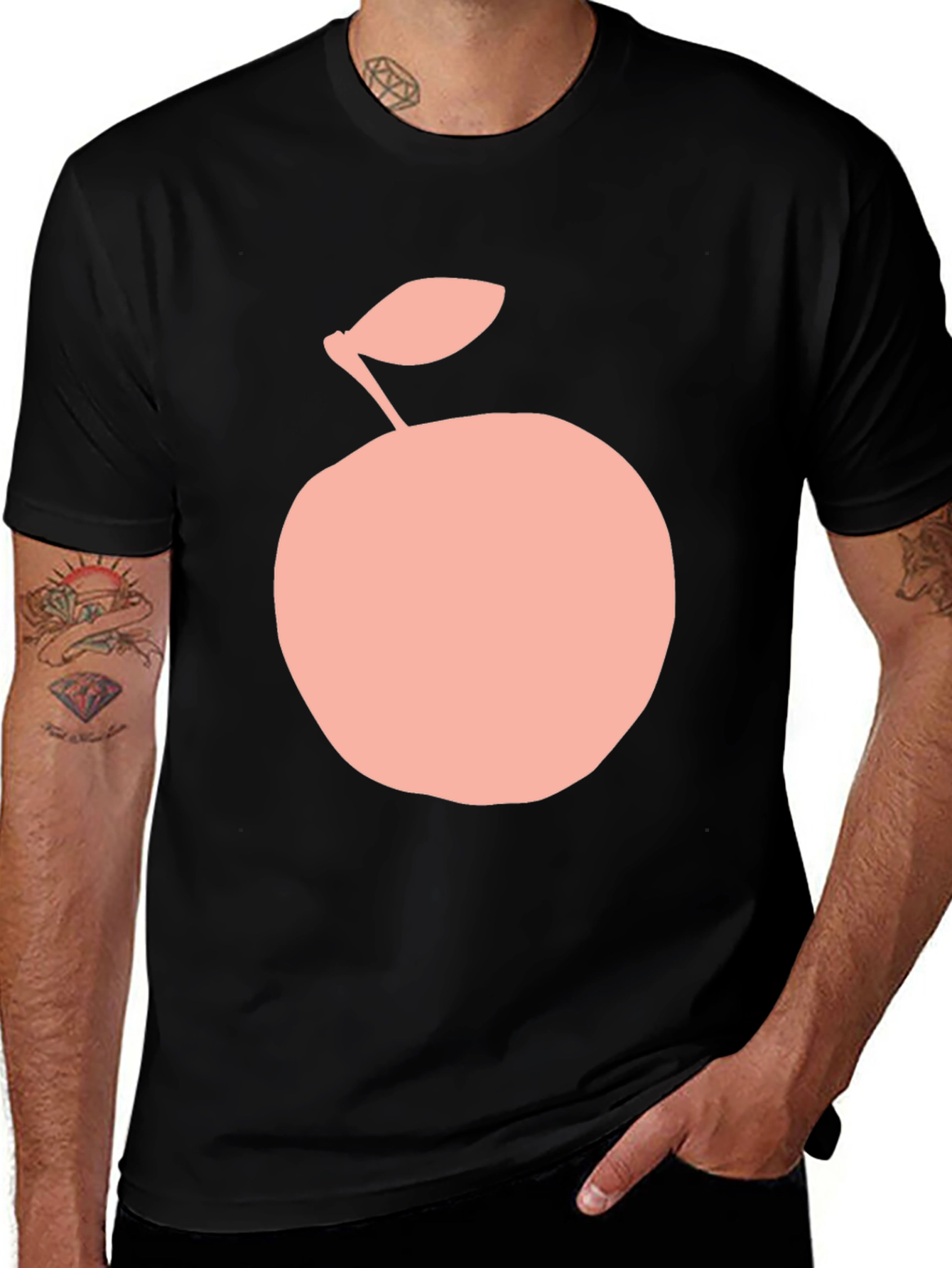 Variant 9 of Peach Graphic Tee - Stylish & Unique