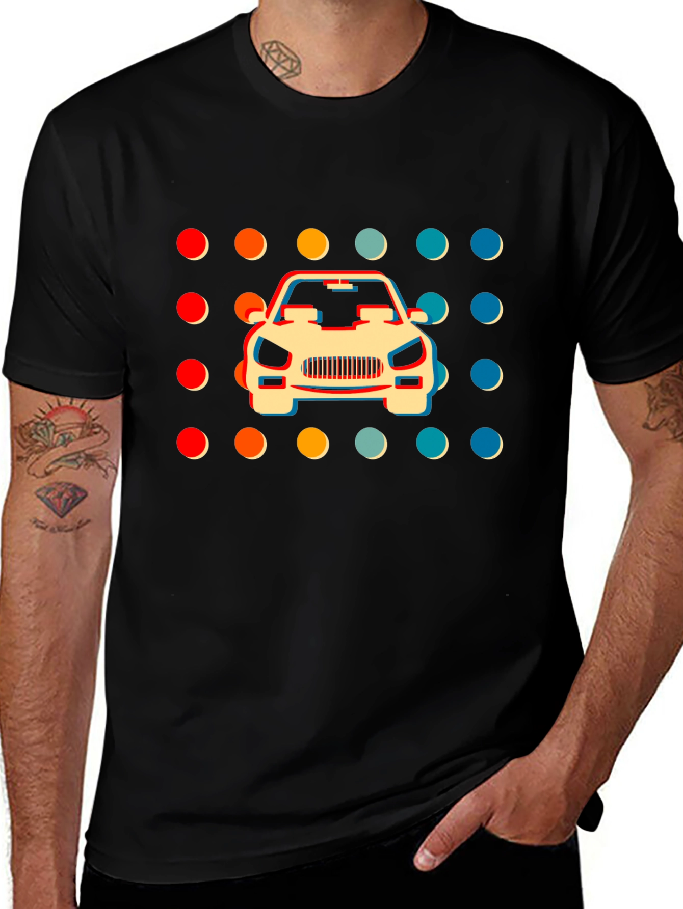 Variant 21 of Retro Car Graphic T-Shirt