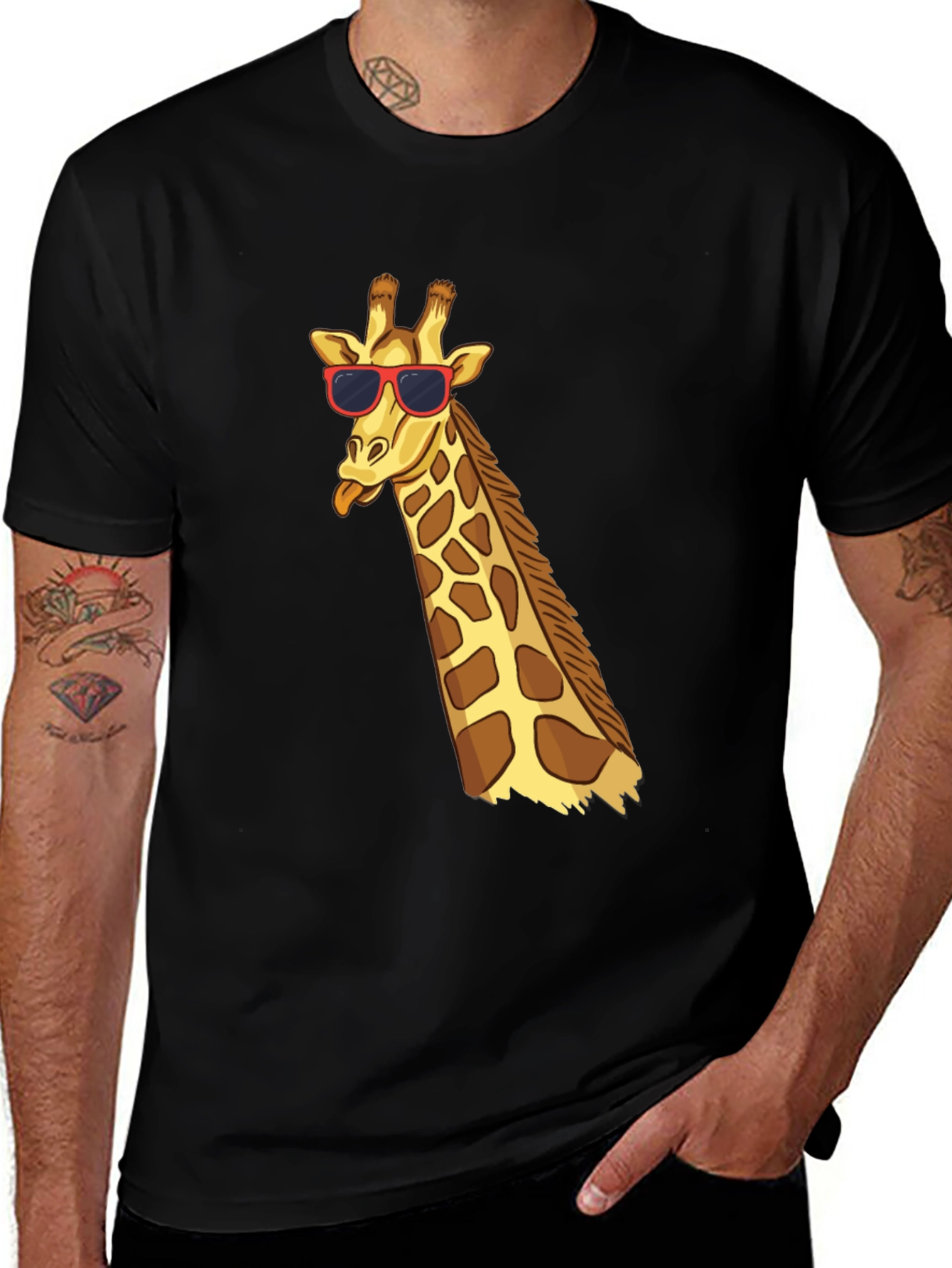 Cool Giraffe Graphic Tee