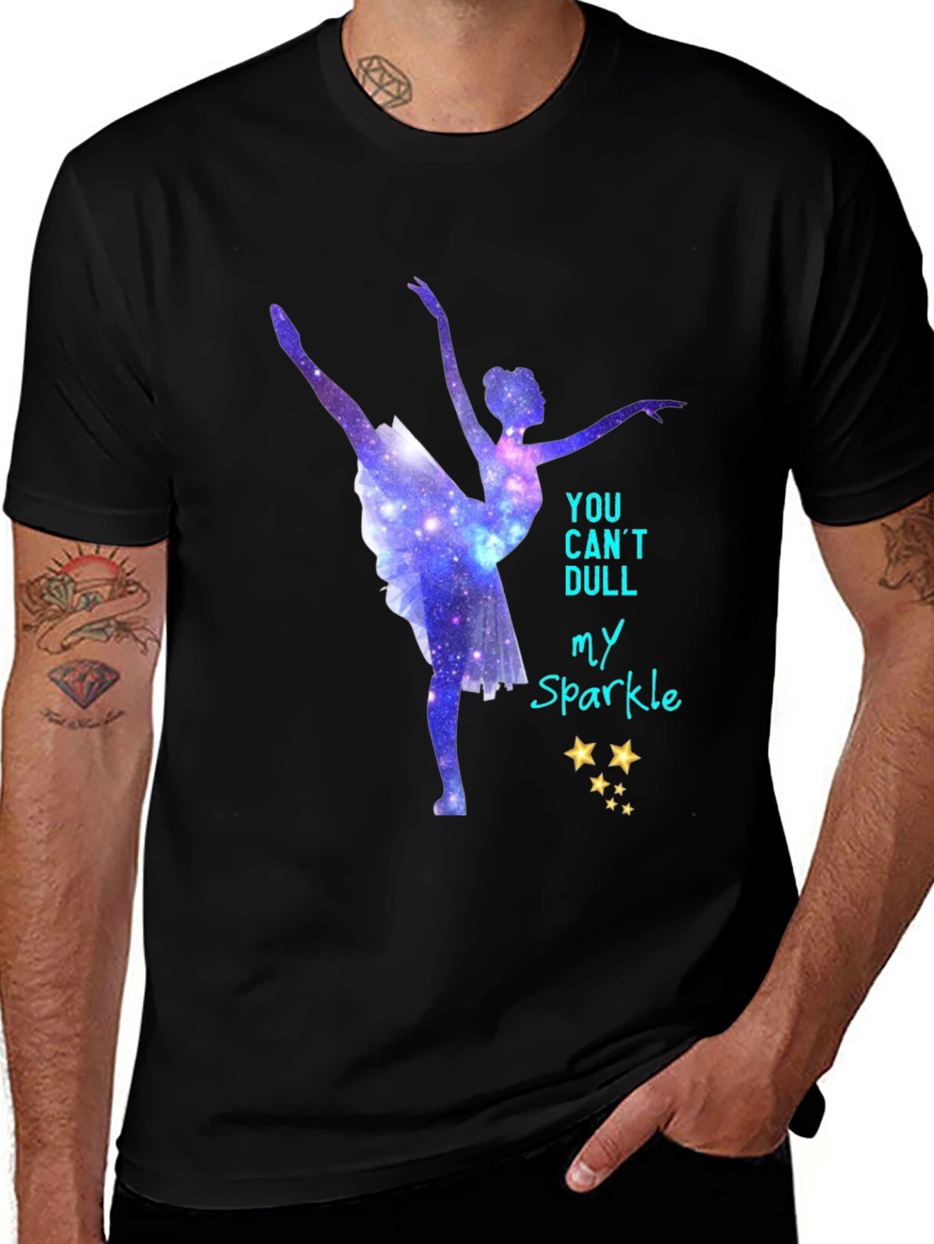 Variant 18 of Ballerina Sparkle Graphic Tee