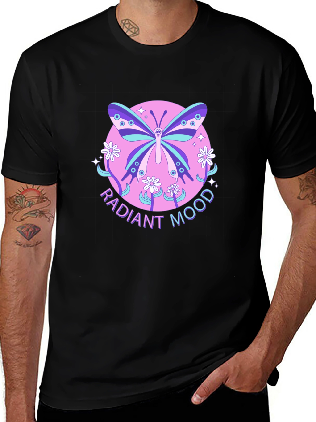 Variant 25 of Radiant Mood Butterfly Graphic Tee