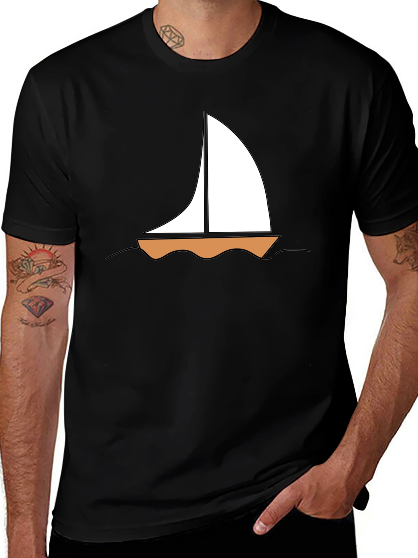 Variant 20 of Sailboat Graphic Tee - Nautical Design