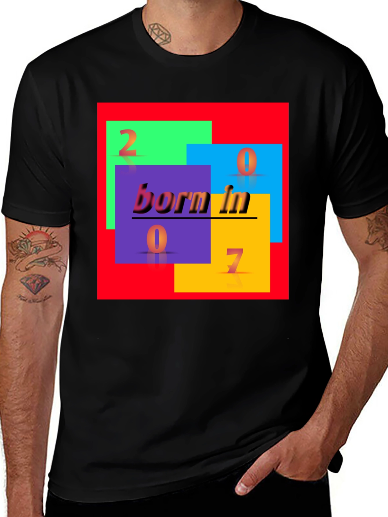 Variant 29 of Born In 2007 Graphic Tee
