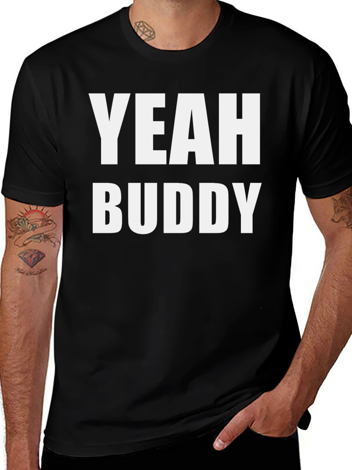 Variant 3 of Yeah Buddy Graphic T-Shirt - Bold Statement Tee