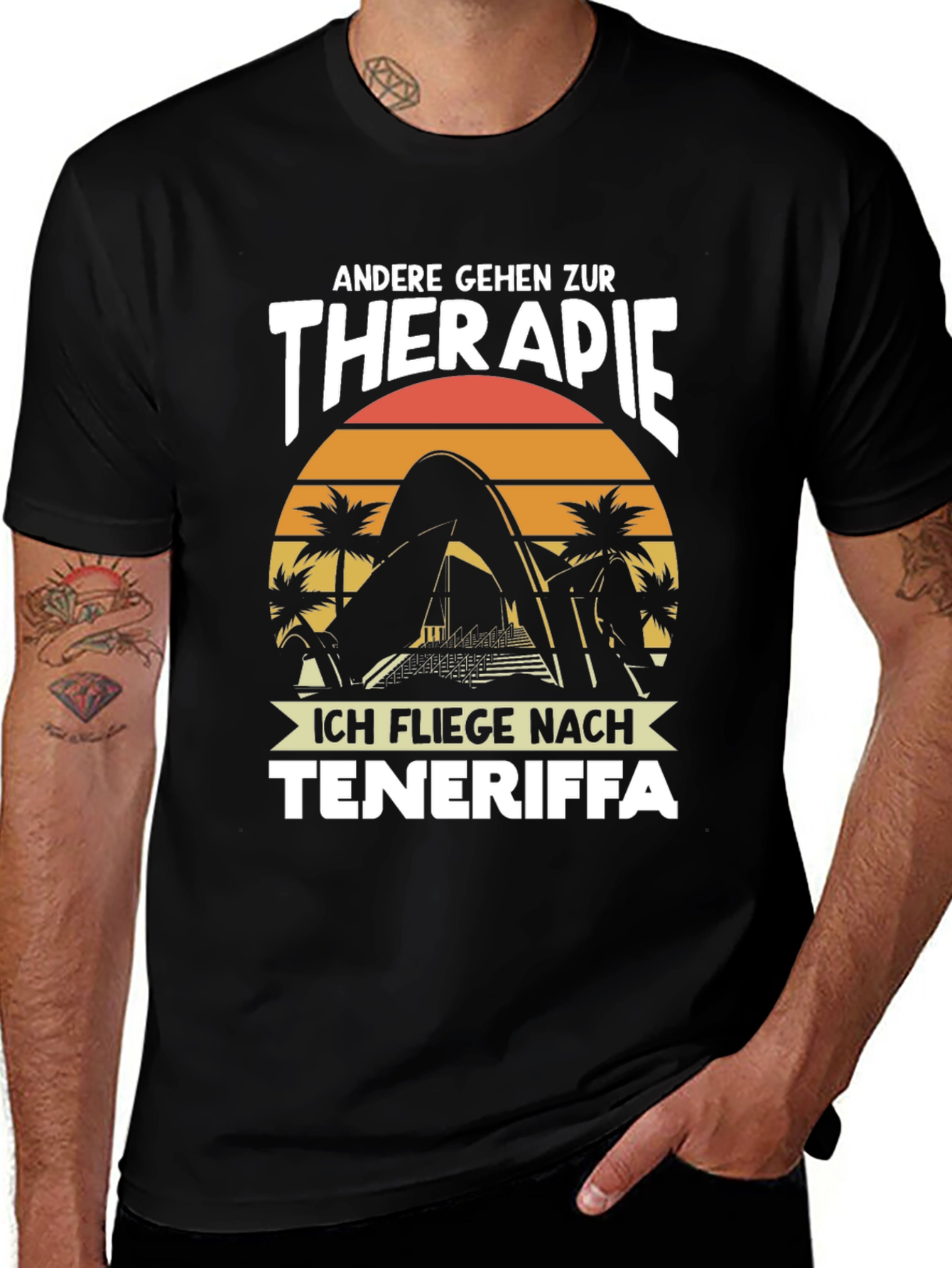 Teneriffa Therapy T-Shirt: Island Getaway Graphic Tee