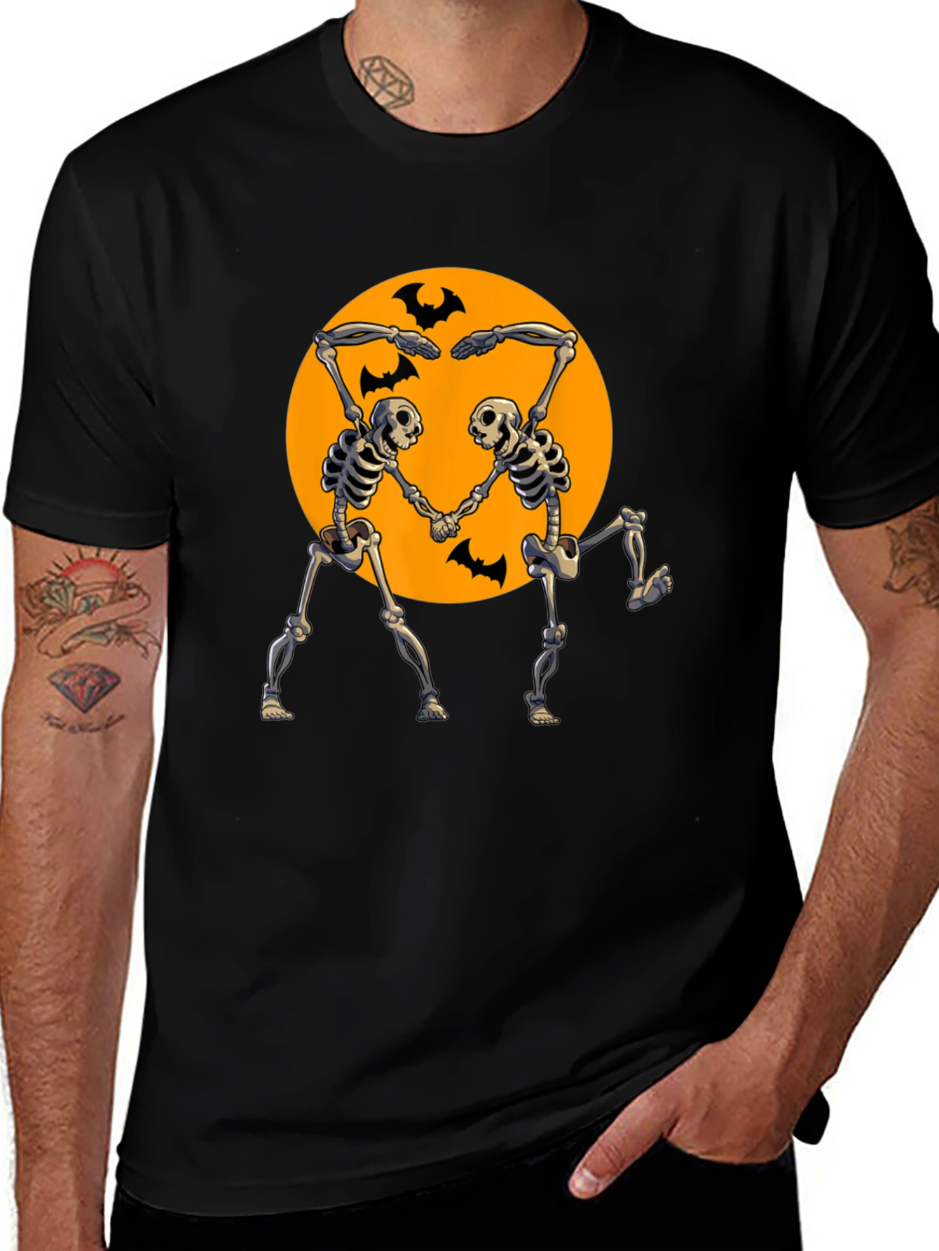Dancing Skeletons Halloween T-Shirt