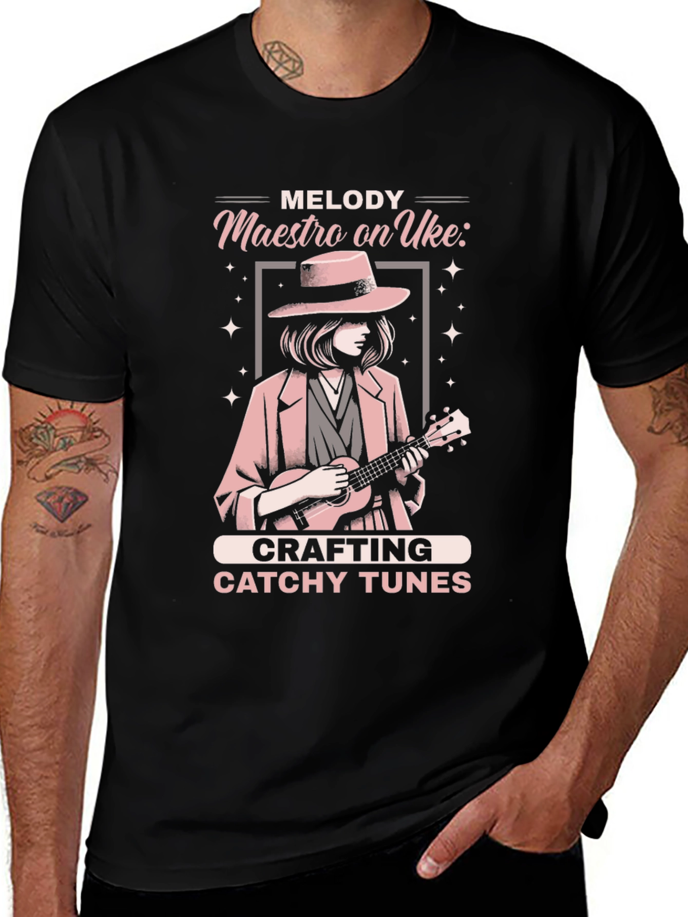Melody Maestro Ukulele T-Shirt - Craft Catchy Tunes!
