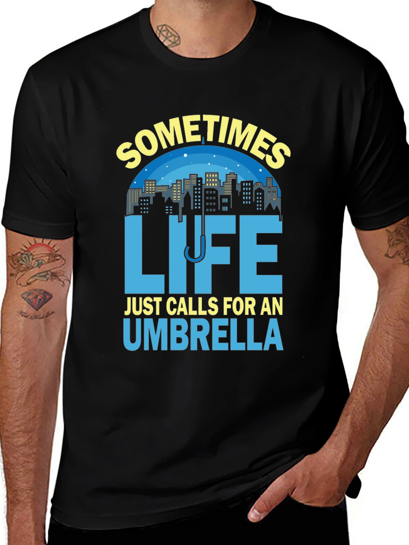 Variant 17 of Sometimes Life Calls For An Umbrella T-Shirt