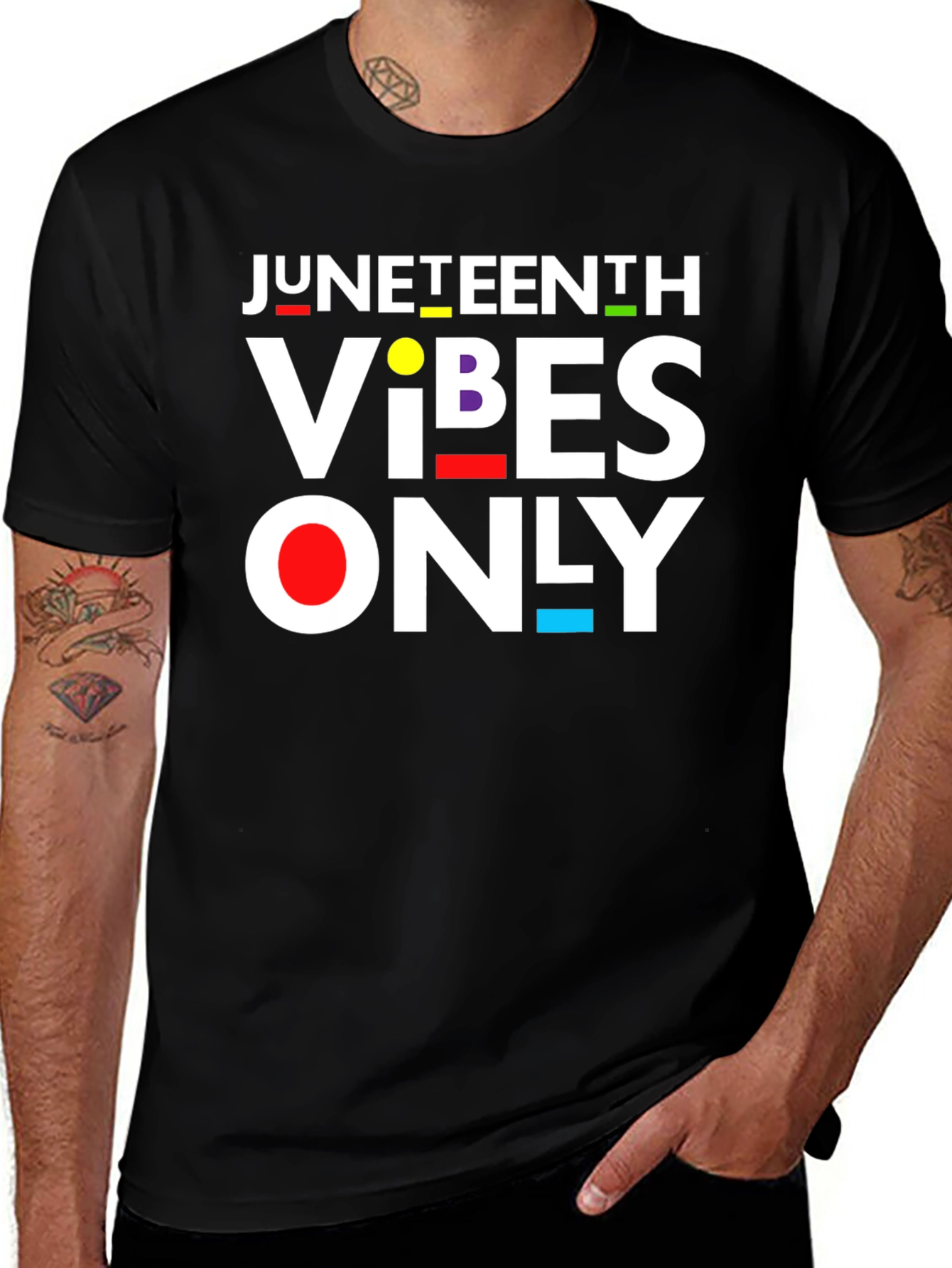 Variant 19 of Juneteenth Vibes Only T-Shirt