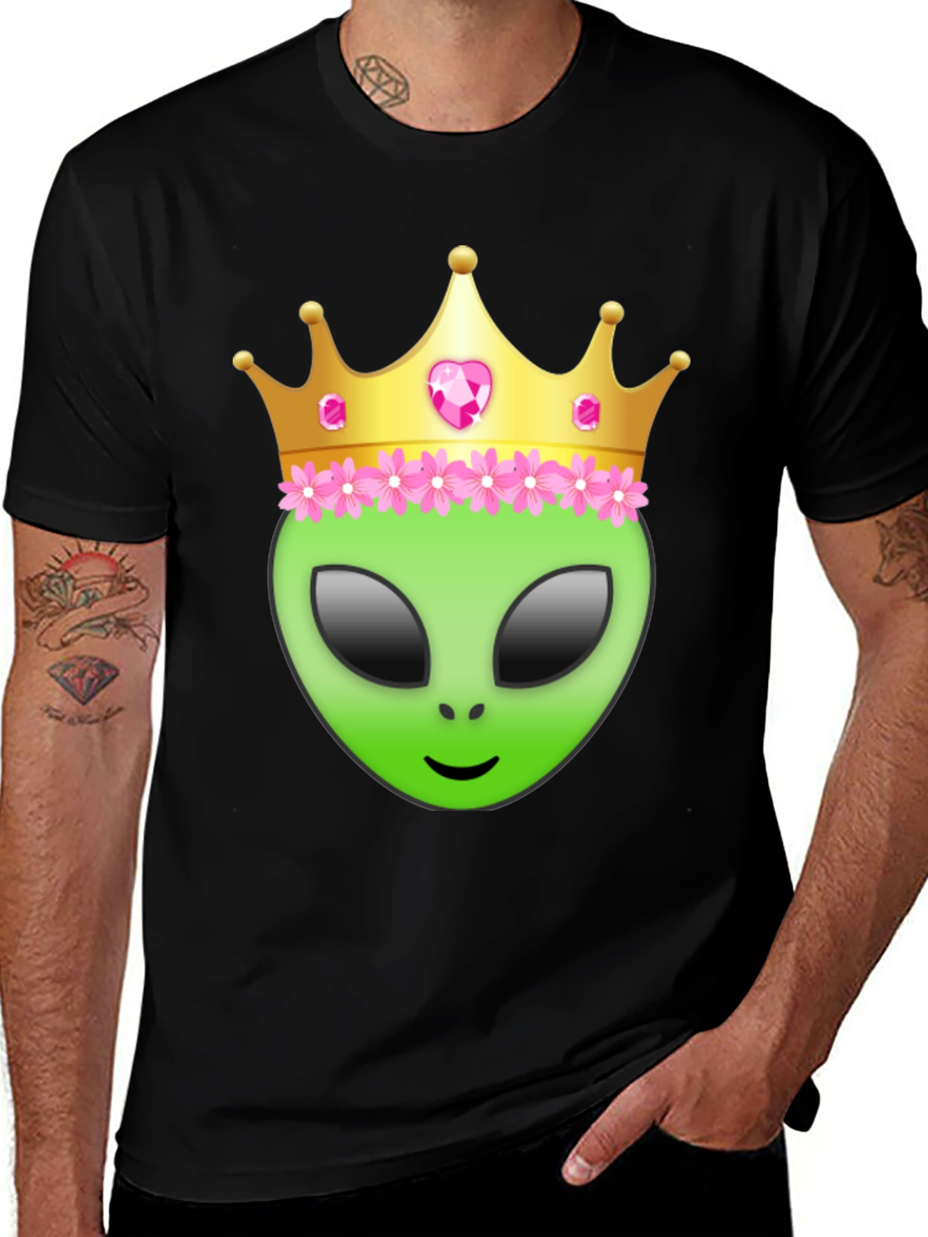 Variant 26 of Alien Queen Graphic Tee - Fun, Stylish T-Shirt