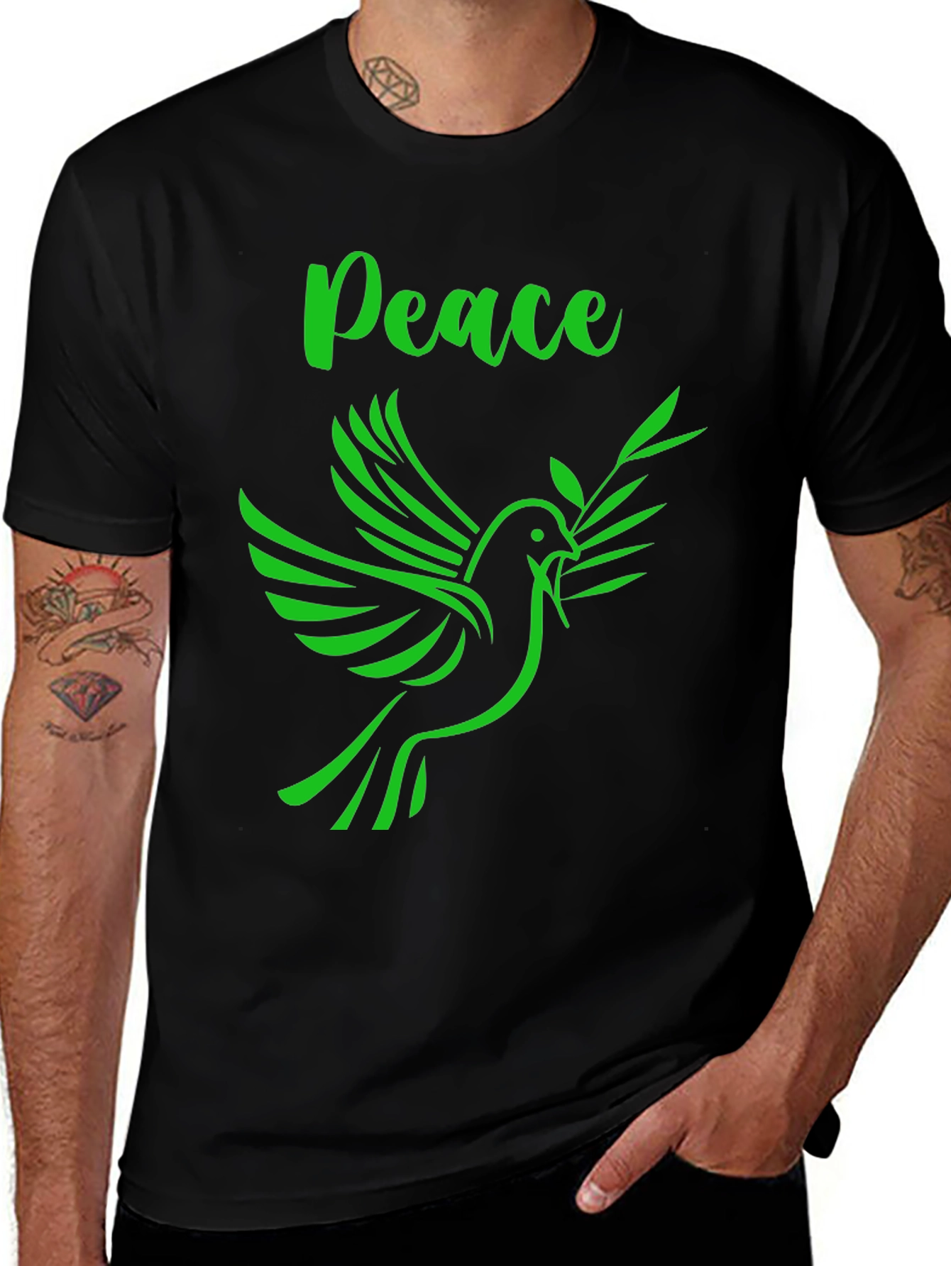 Variant 7 of Peace Dove T-Shirt - Graphic Tee