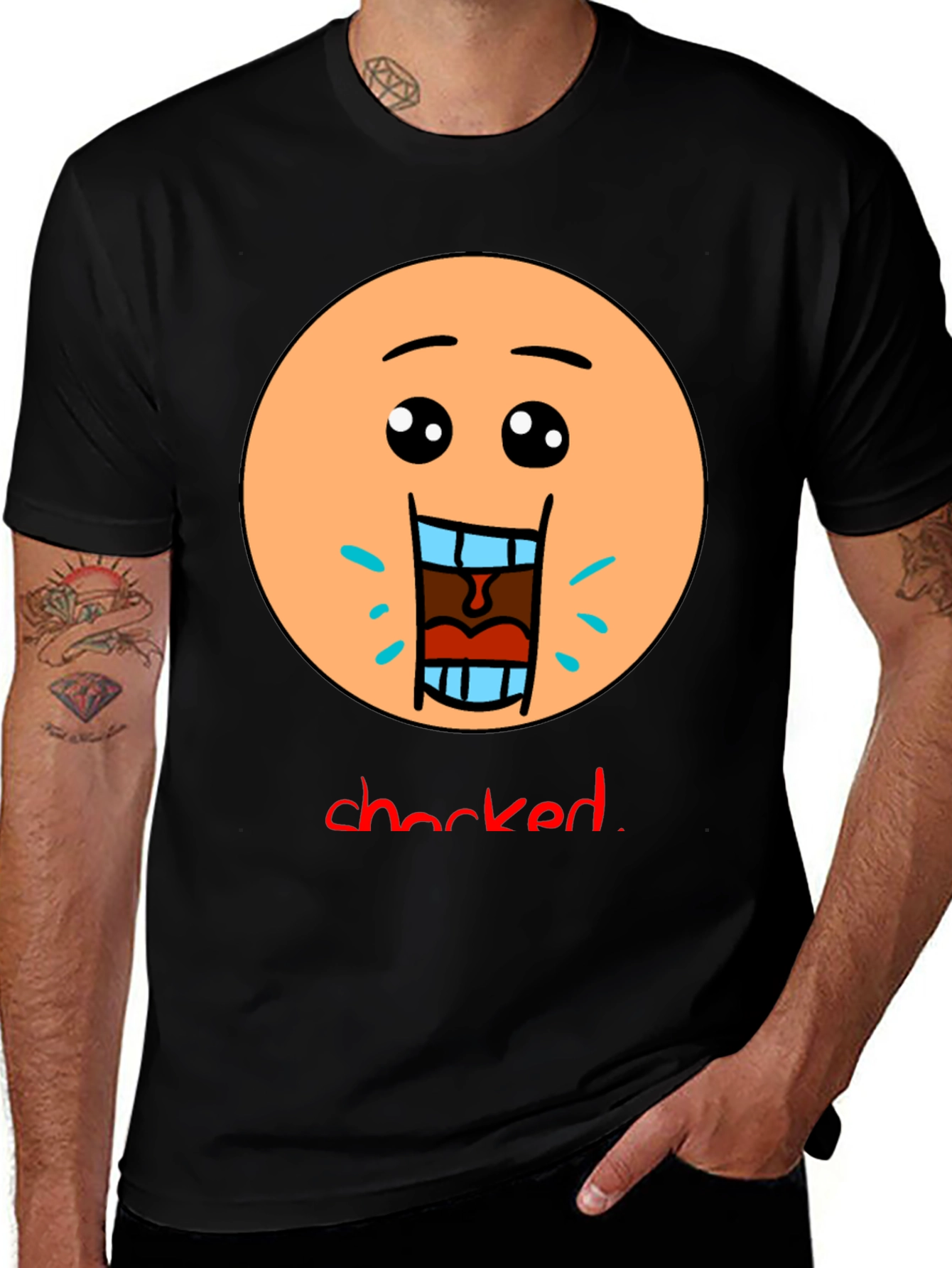 Variant 12 of Shocked Emoji Graphic T-Shirt - Unisex