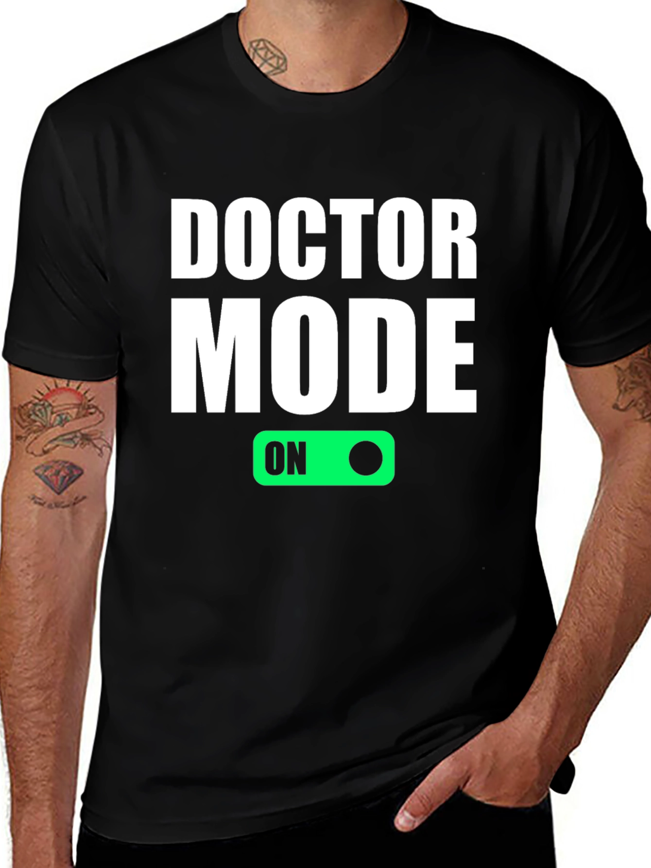 Variant 22 of Doctor Mode On T-Shirt - Medical Humor Tee