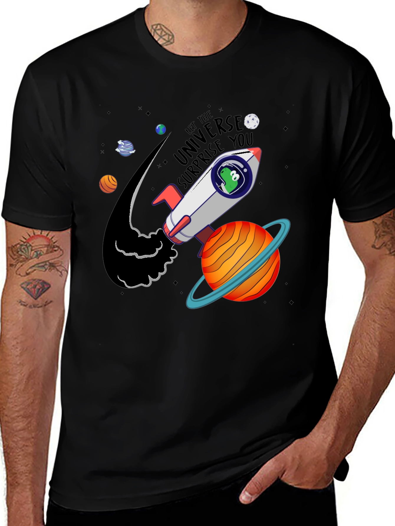 Space Adventure Tee: Let the Universe Surprise You!