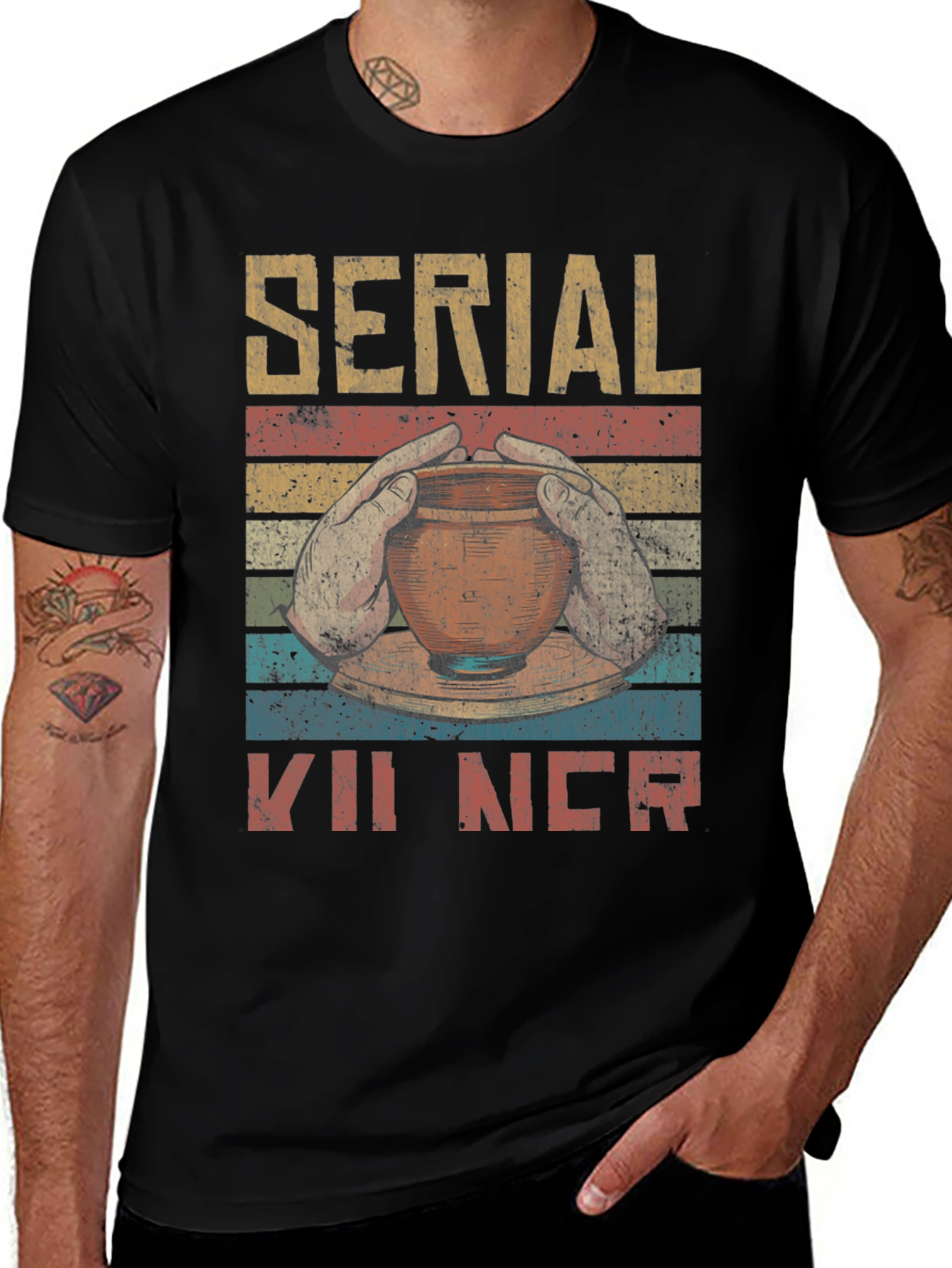 Variant 13 of Serial Kilner T-Shirt - Pottery Design