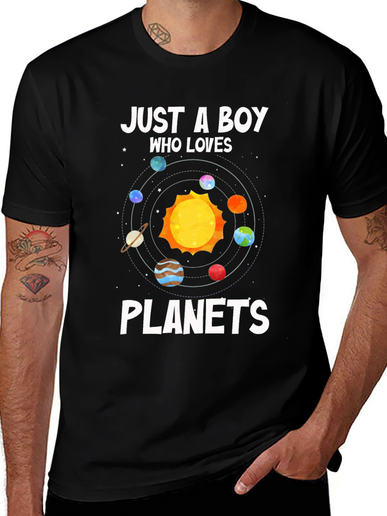 Variant 21 of Boy Who Loves Planets T-Shirt